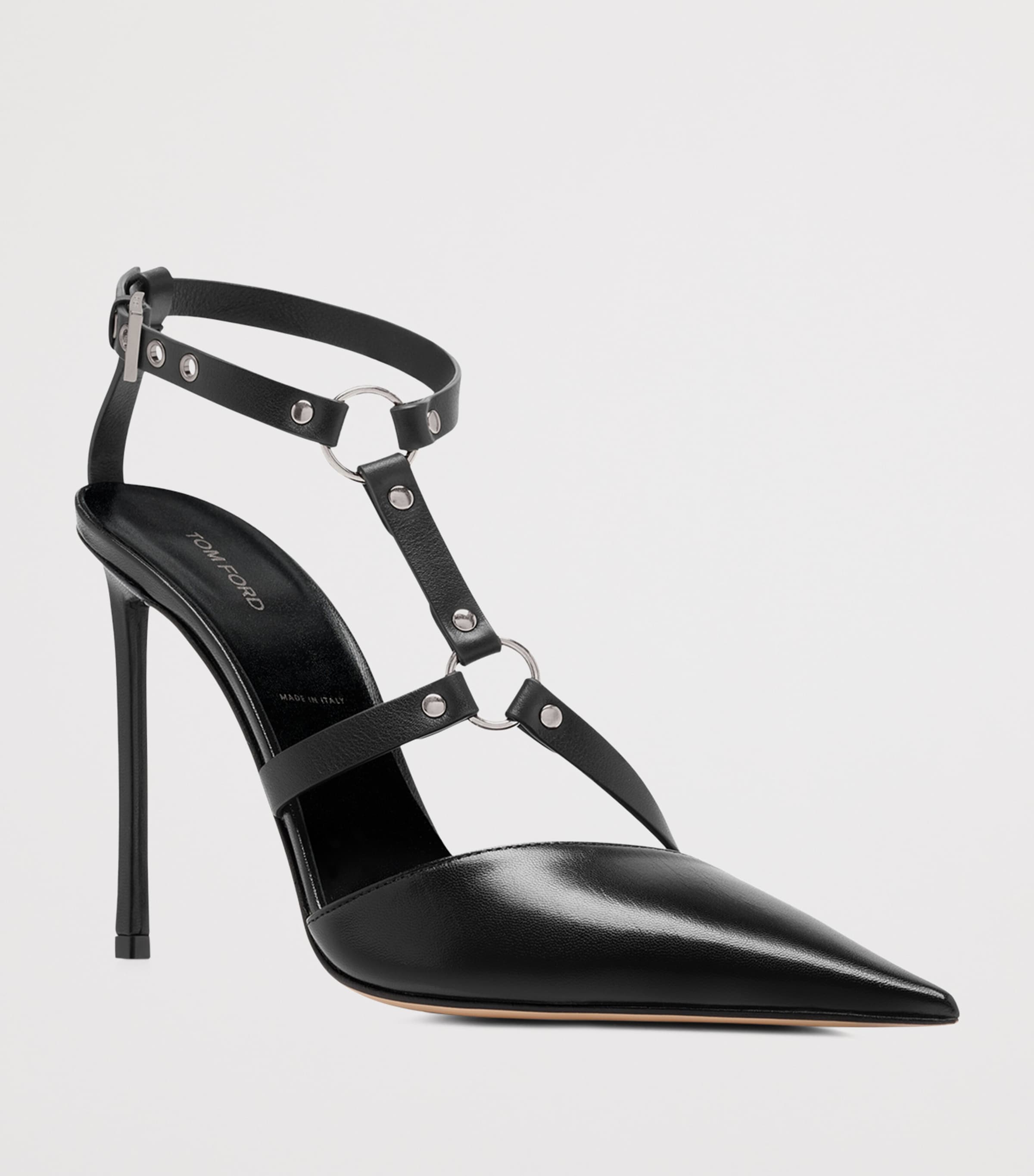 TOM FORD Womens Leather Bound Pumps 105 Naa Image 3