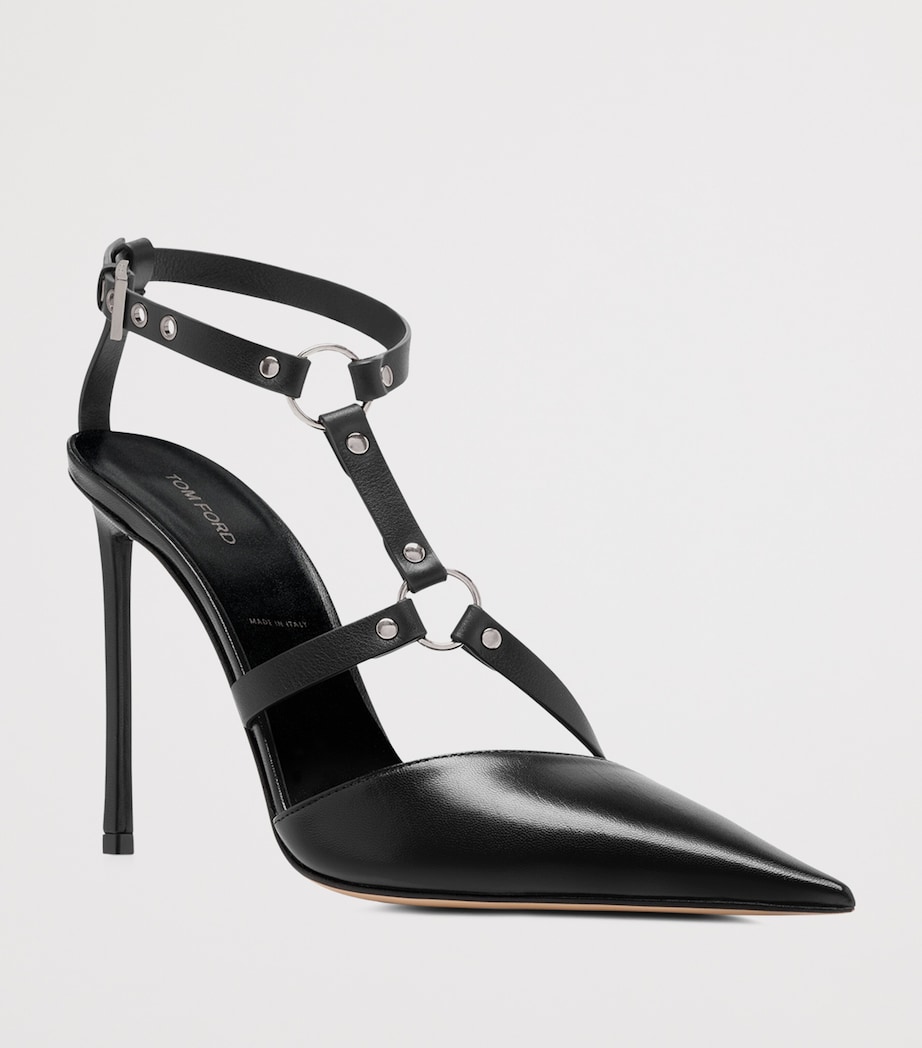 TOM FORD Womens Leather Bound Pumps 105 Naa Image 3