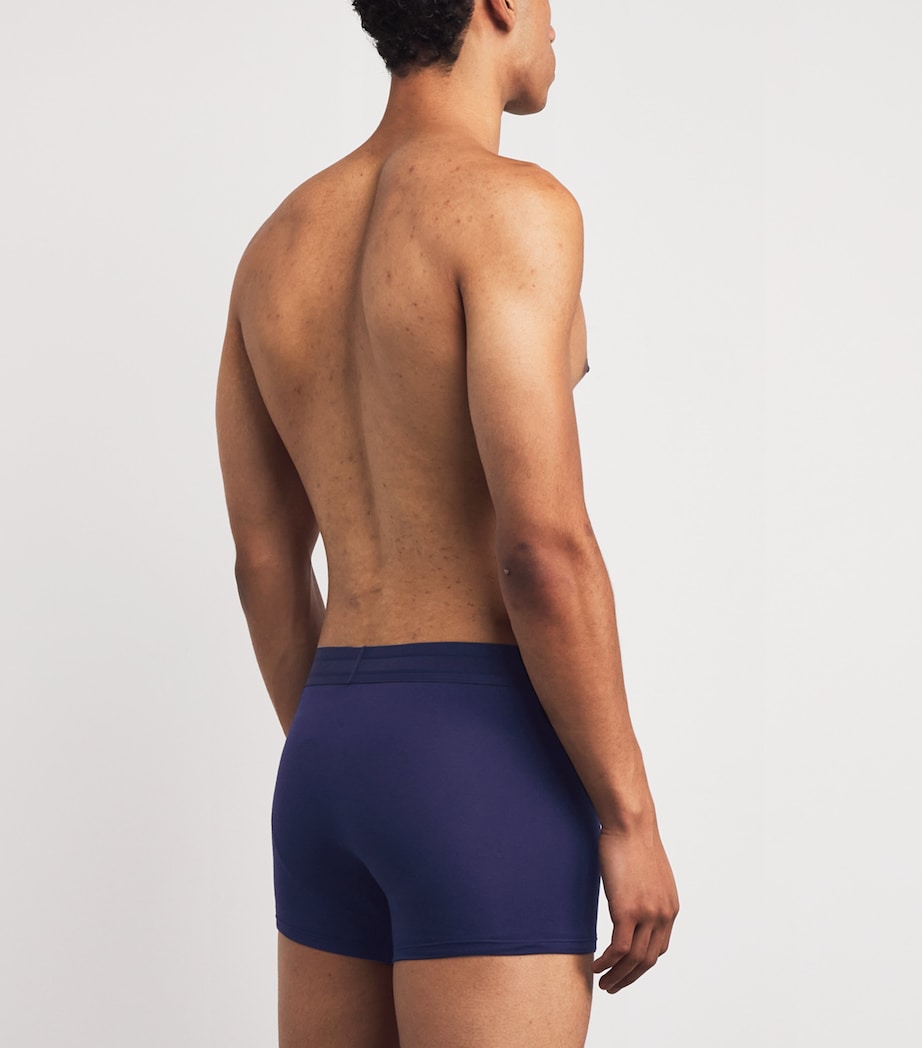 Logo Boxer Trunks (Pack of 3) MIX SEA-NV/ BL/ GRY Image 3