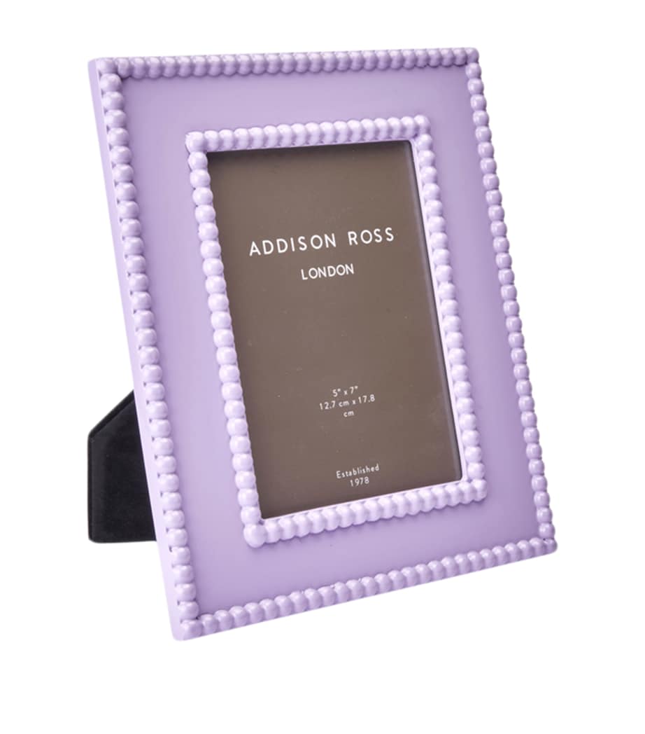 Addison Ross Lacquer Bobbin Picture Frame (5" x 7") Lilac Image 1