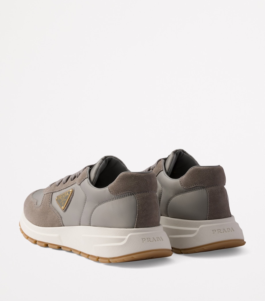 Prada Suede and Re-Nylon Prax 01 Sneakers Image 3