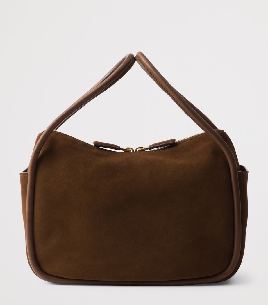 Suede Darling Top-Handle Bag F0324 Image 3
