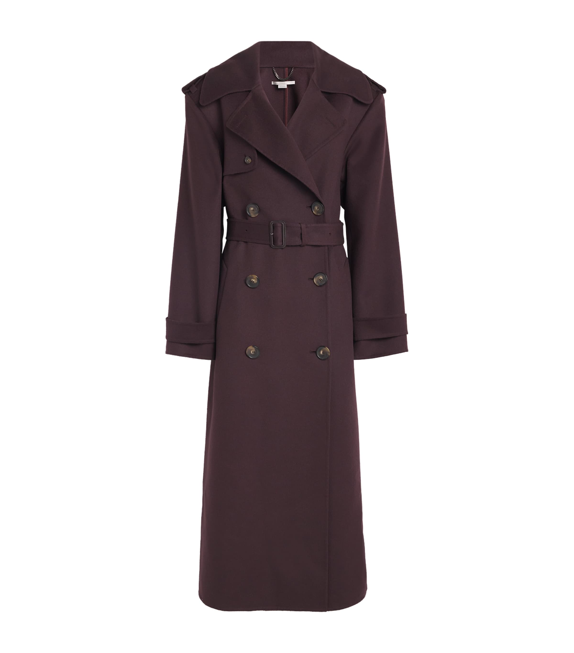 STELLA MCCARTNEY DOUBLE-BREASTED TRENCH COAT 