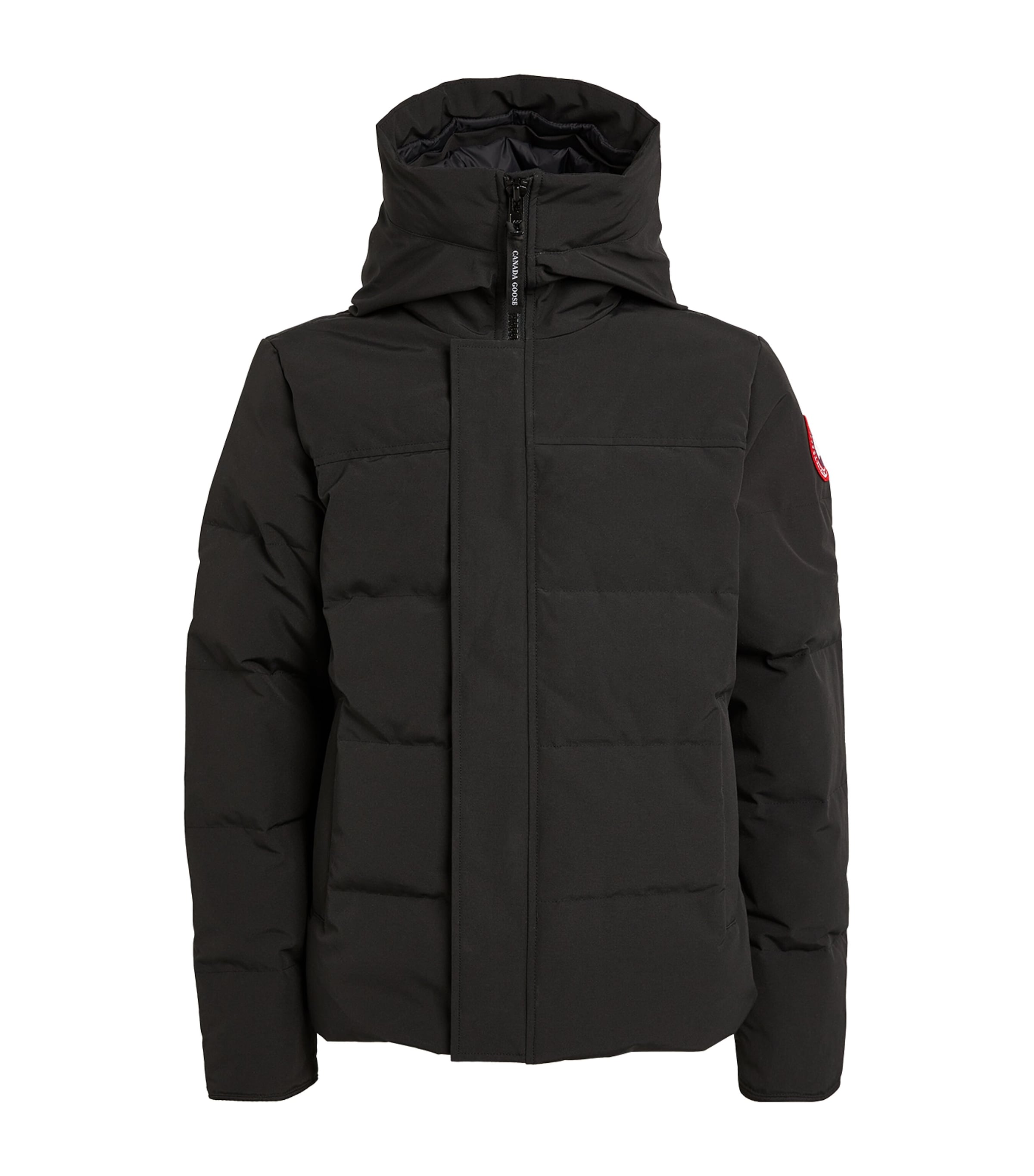 Canada Goose Puffer Macmillan Parka Jacket In Black