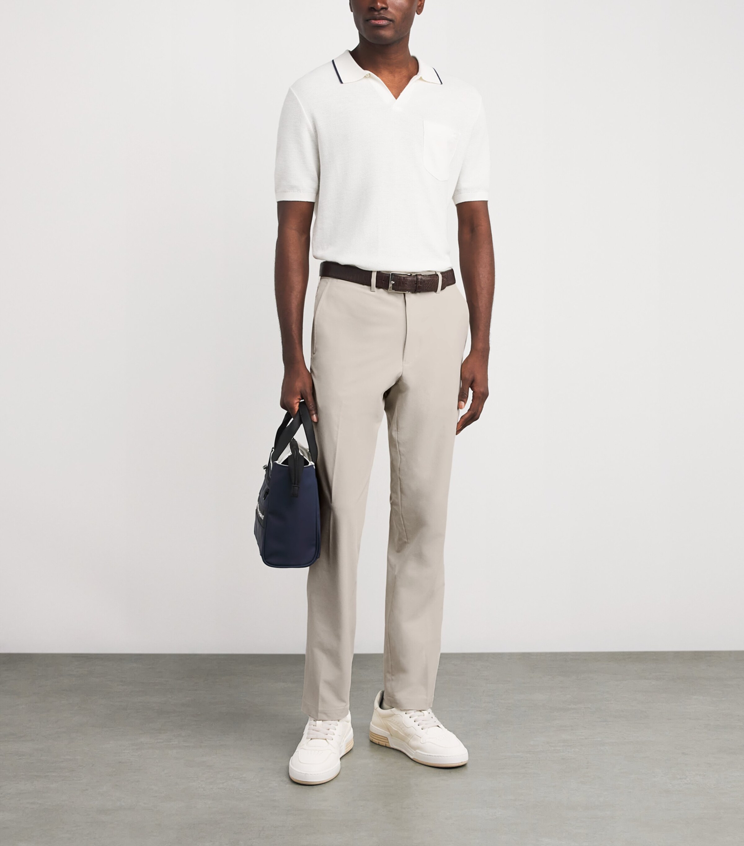 Straight Performance Trousers BASIC SAND Image 2