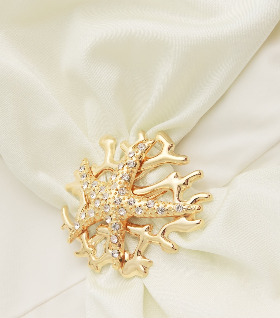 Crocheted Coral Swimsuit WHITE/TBD Image 5