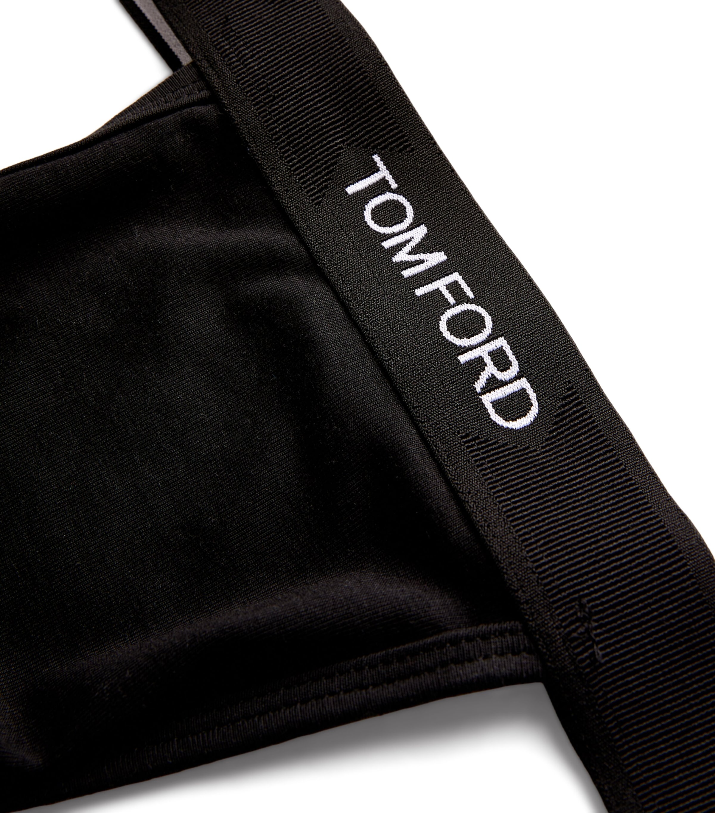 TOM FORD Mens Logo Jock Strap Black Image 5
