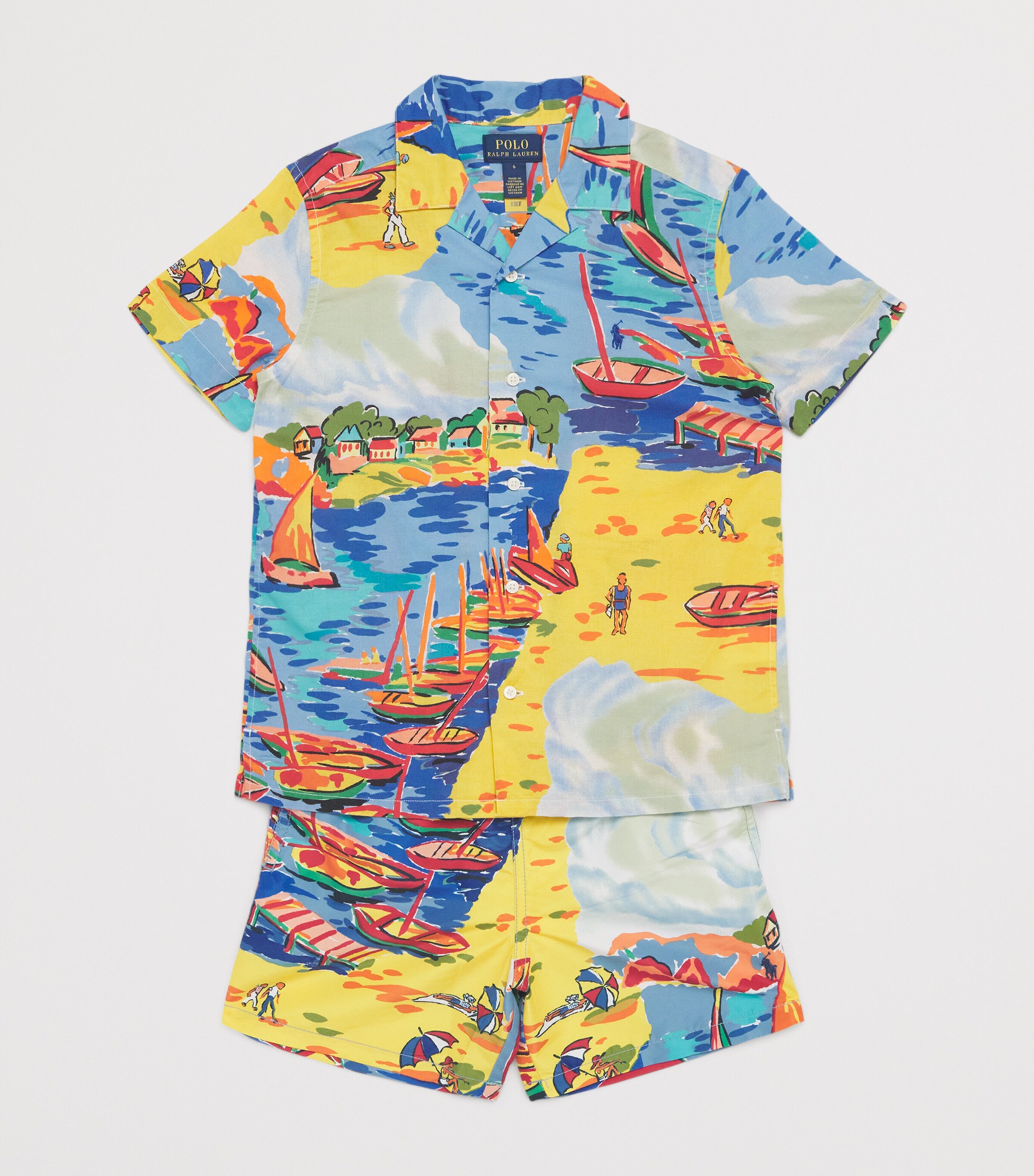 Ralph Lauren Kids Riviera Print Shirt (2-7 Years) Image 3