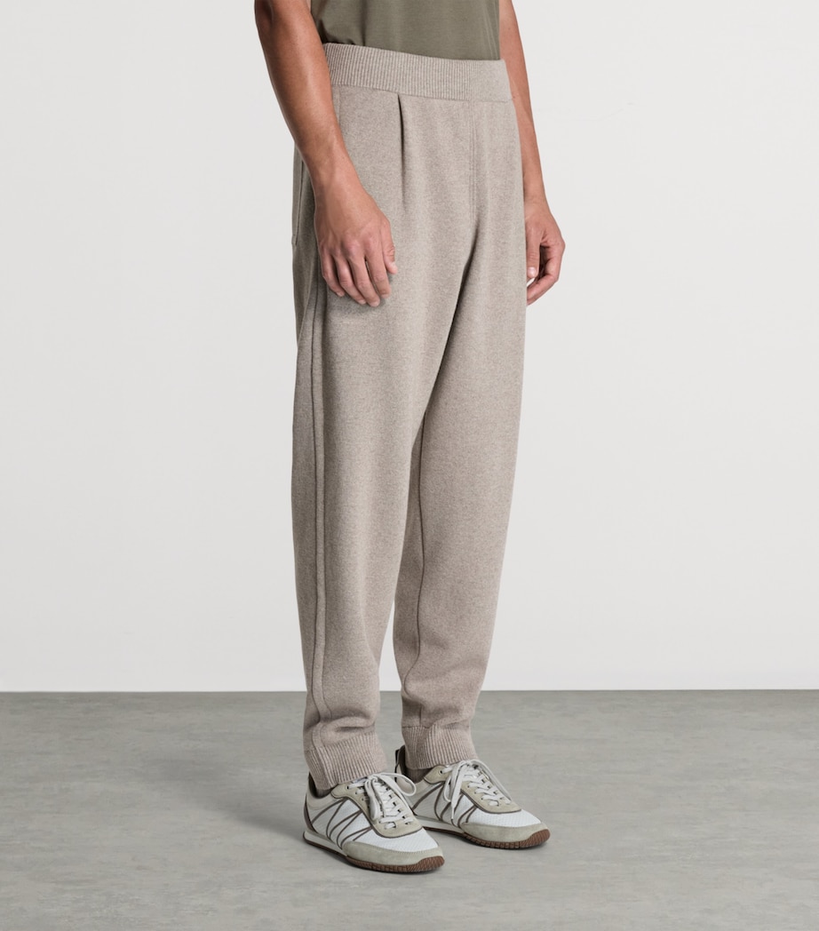 Dunhill Mens Cotton-Cashmere Athluxury Sweatpants Natural Image 4