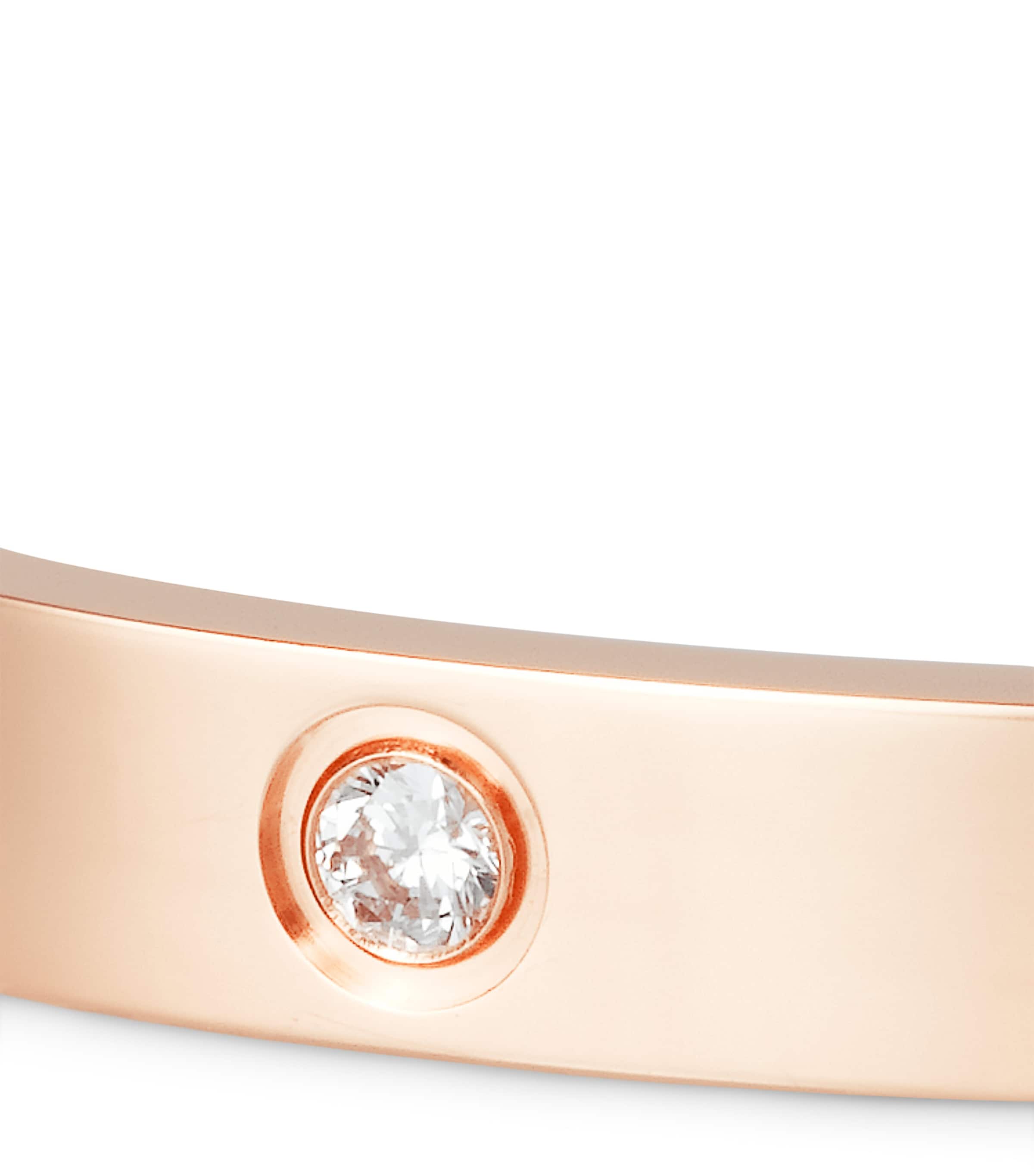 LOVE Classic Rose Gold 4-Diamond Bracelet ROSE GOLD Image 7