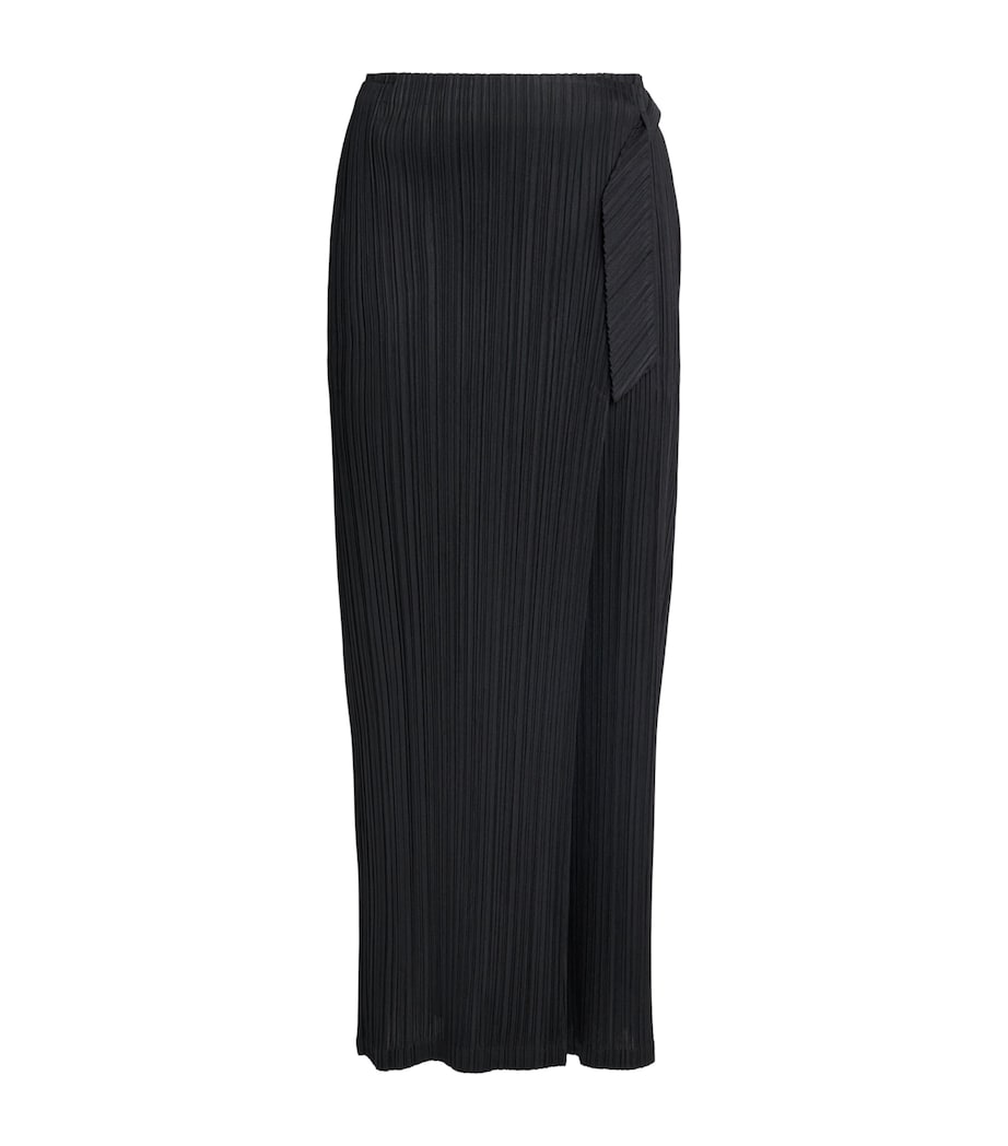 Pleats Please Issey Miyake Womens Façade Trousers Black Image 1