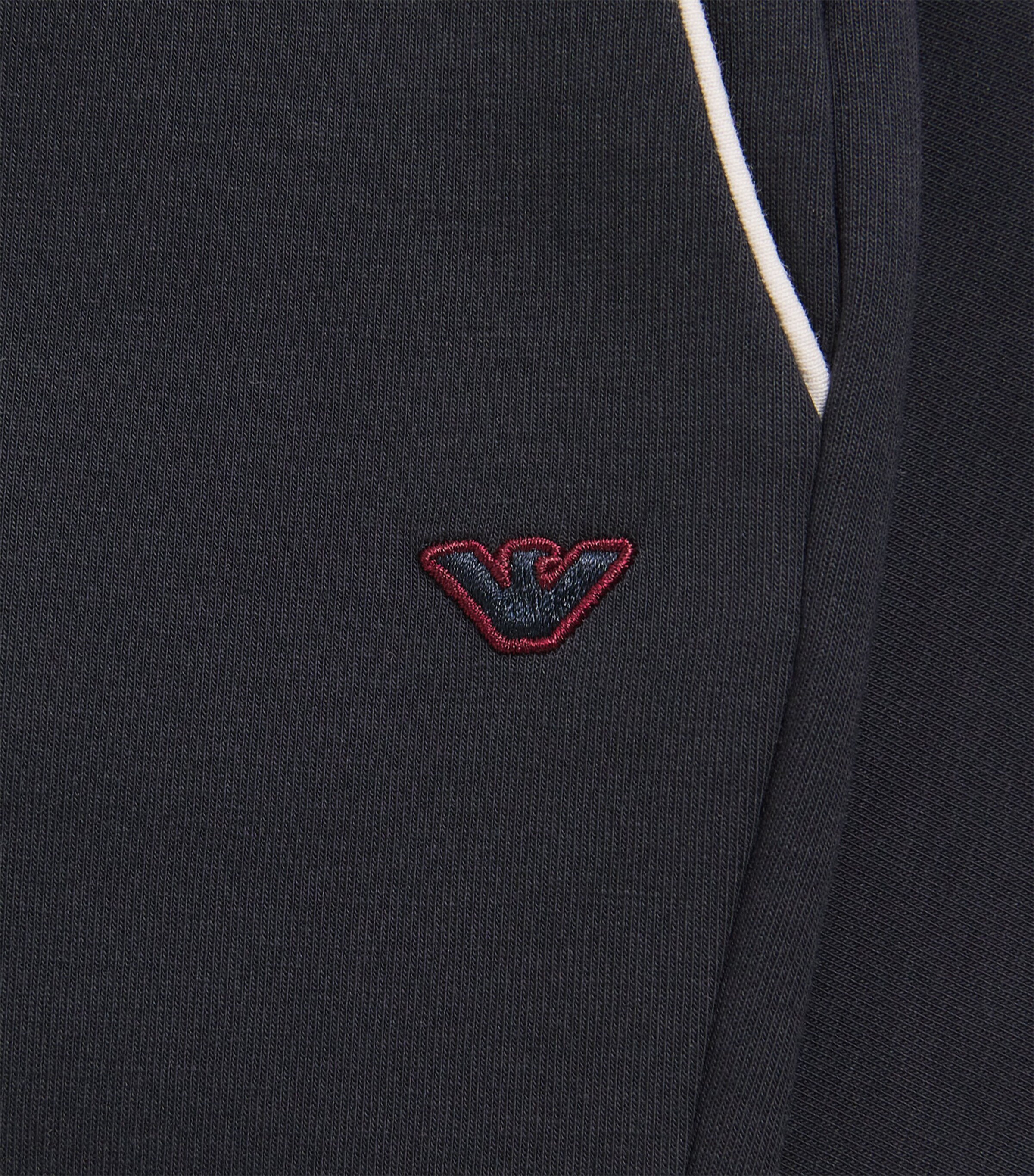 Emporio Armani Kids Cotton-Blend Sweatpants (6-36 Months) Iconico Blu Ea Image 4