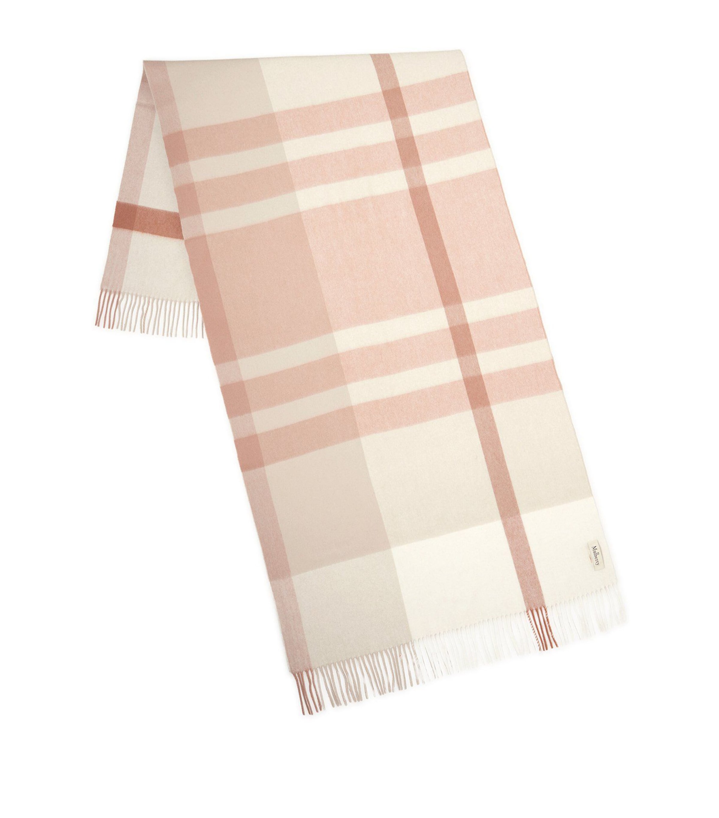 Wool Check Scarf MAPLE-WHITE Image 2