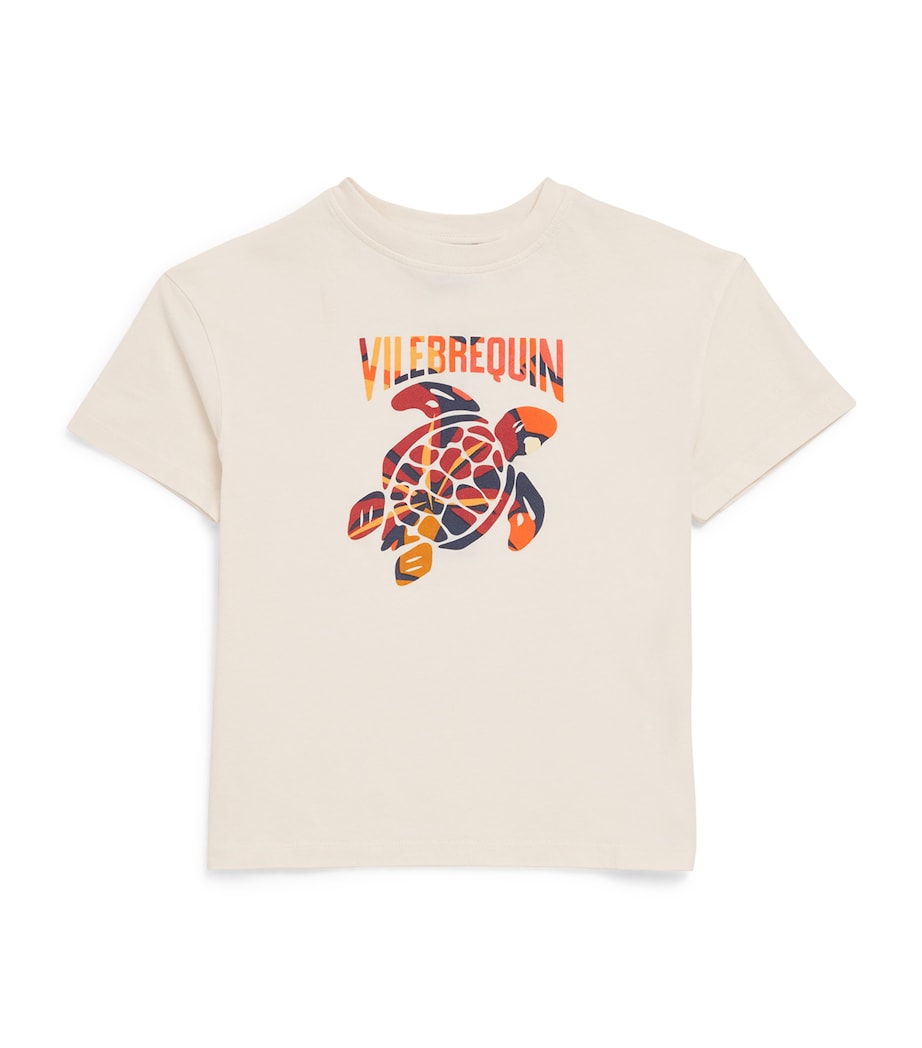 Organic Cotton Turtle T-Shirt (2-12 Years) 3 OFF-WHITE Image 1