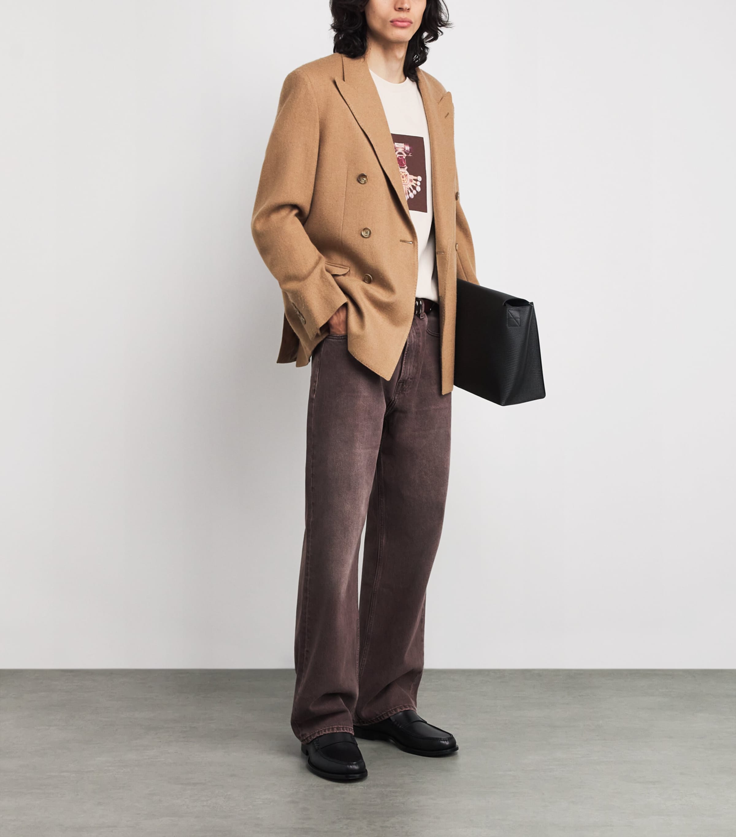 Cotton Compass T-Shirt IVORY / BROOCH 2 Image 2