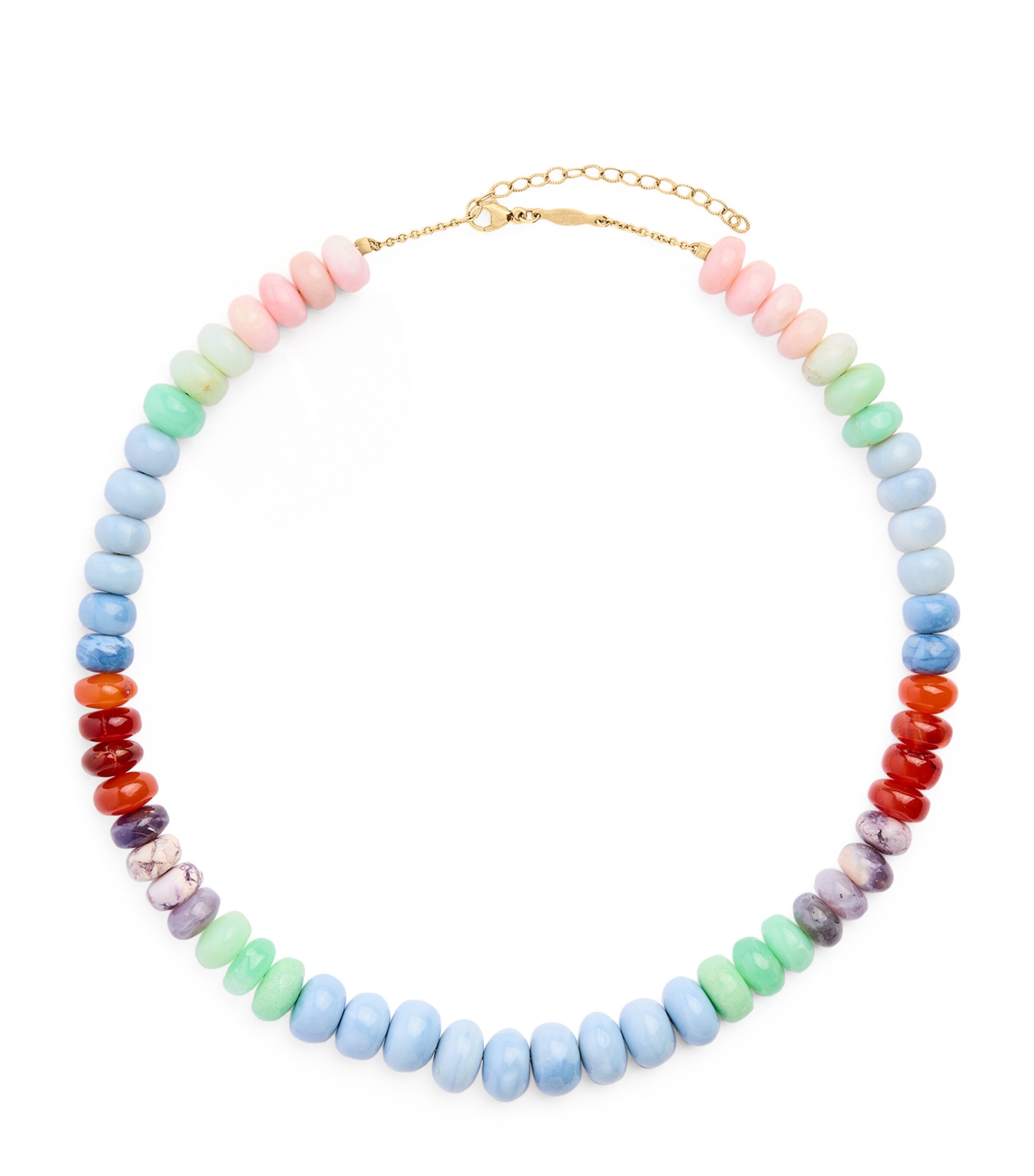 Jacquie Aiche Yellow Gold and Opal Beaded Necklace Yellow Gold Image 1