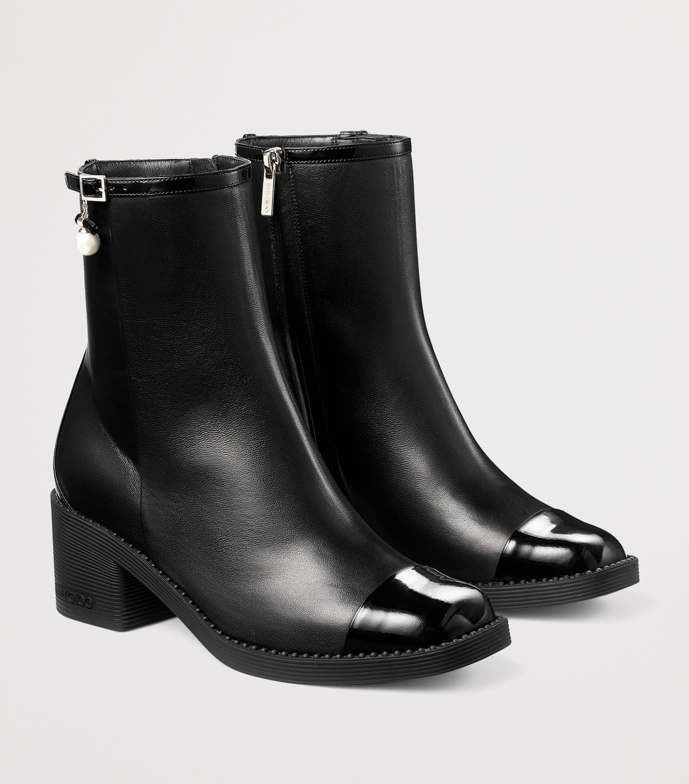 Andry 60 Leather Ankle Boots BLACK/BLACK Image 4