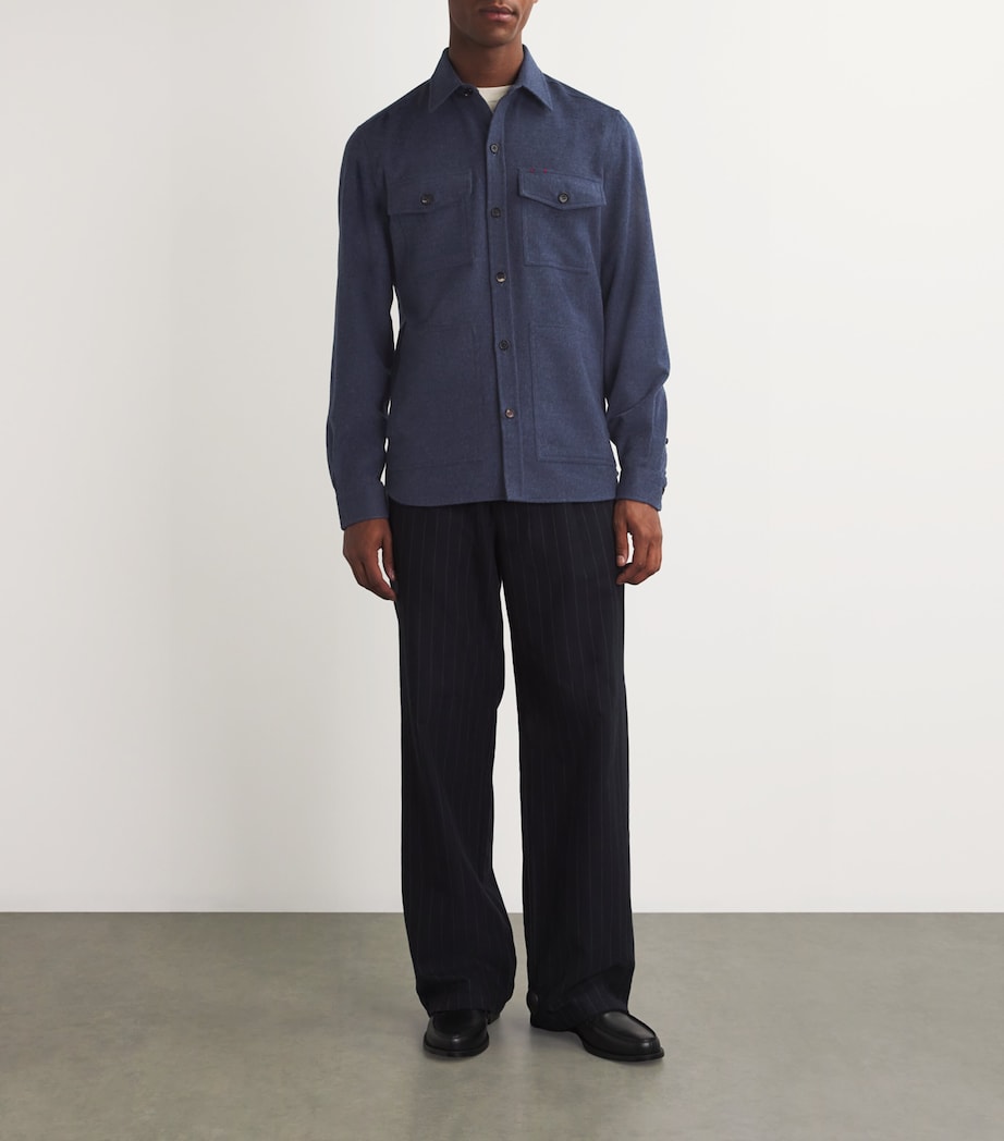 Cashmere-Blend Overshirt 814 Image 2