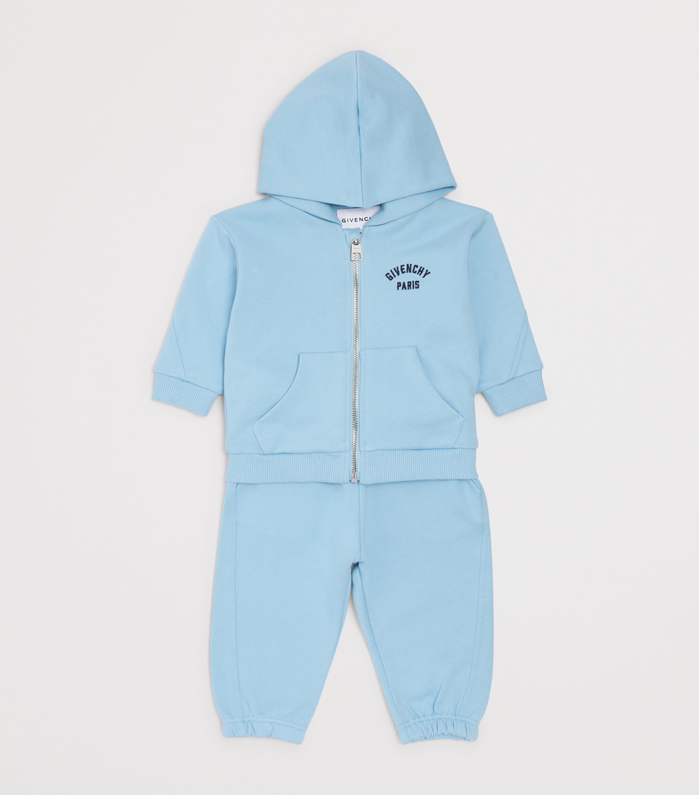 Givenchy Kids Cotton Logo Tracksuit (12-36 Months) Blue Image 3