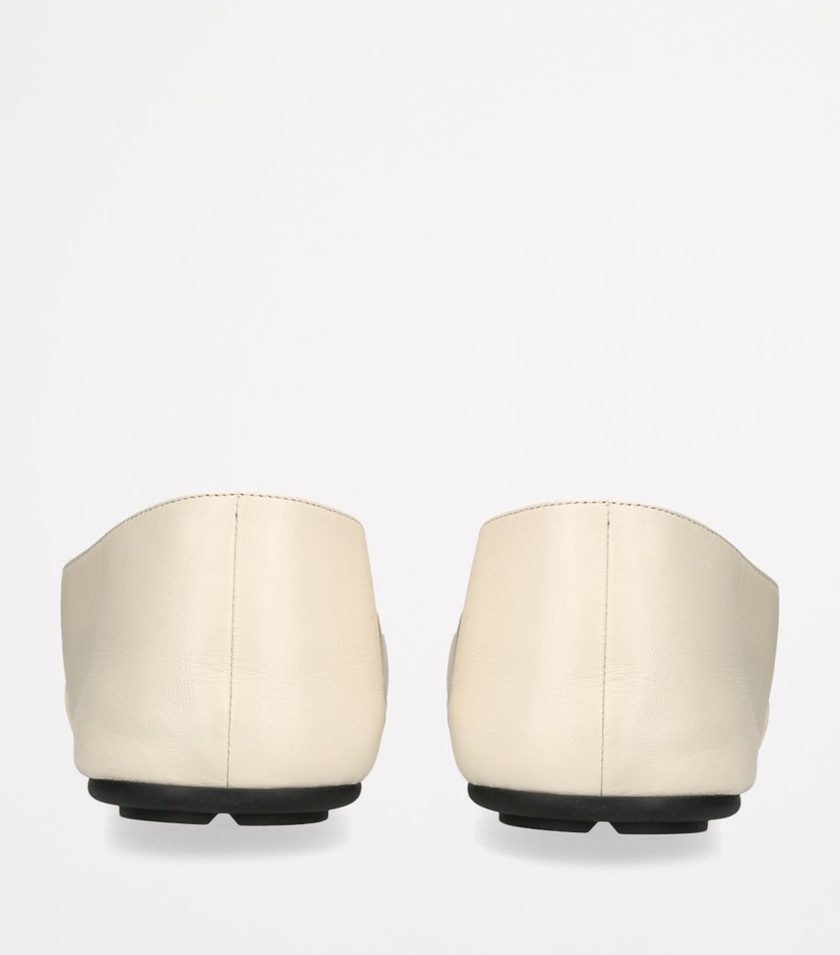 Vincit Leather Slip-On Loafers BONE Image 2