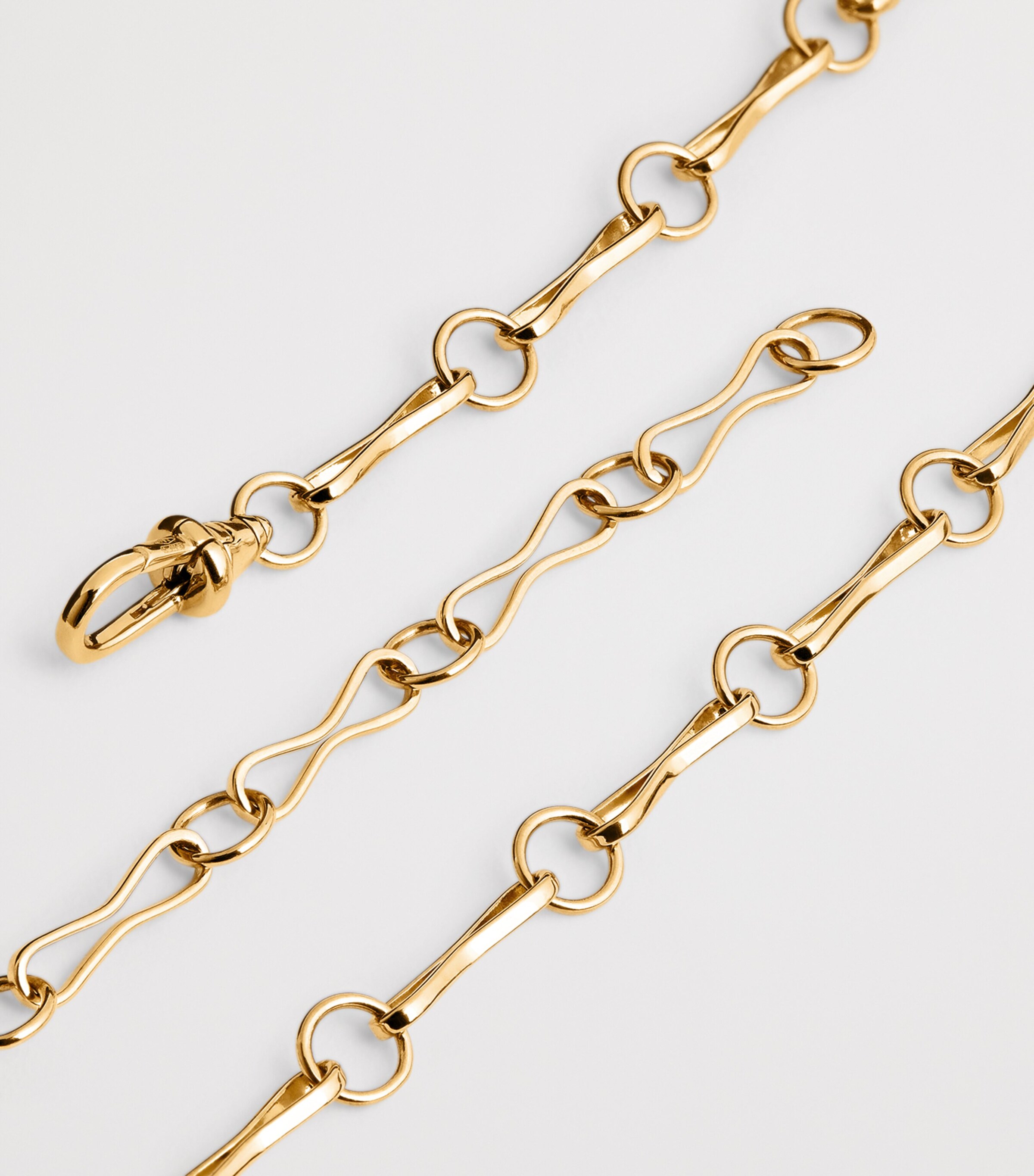 Yellow Gold Large Motif Chain Necklace YELLOW GOLD Image 6