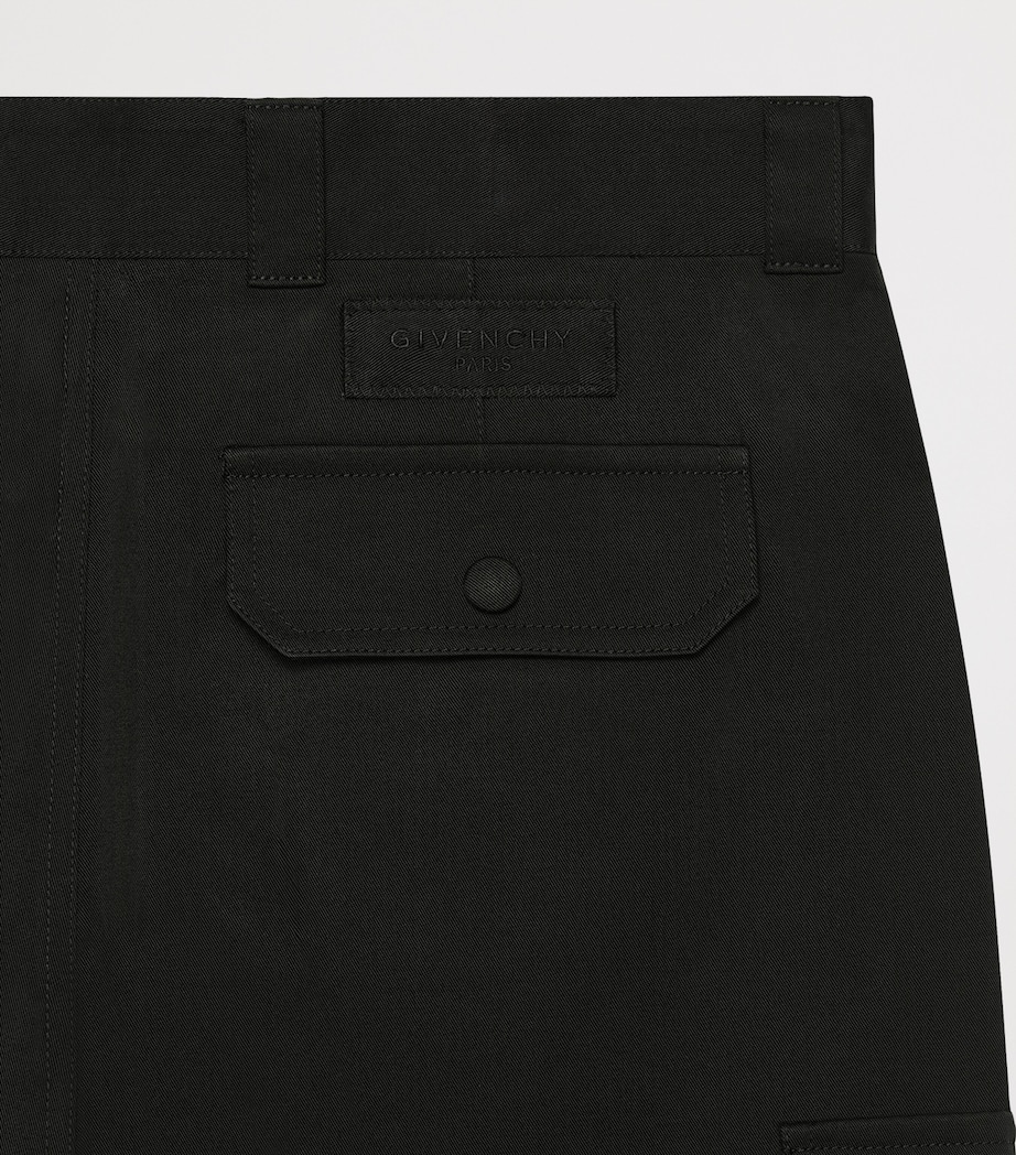 Givenchy Mens Cotton Cargo Trousers Image 5