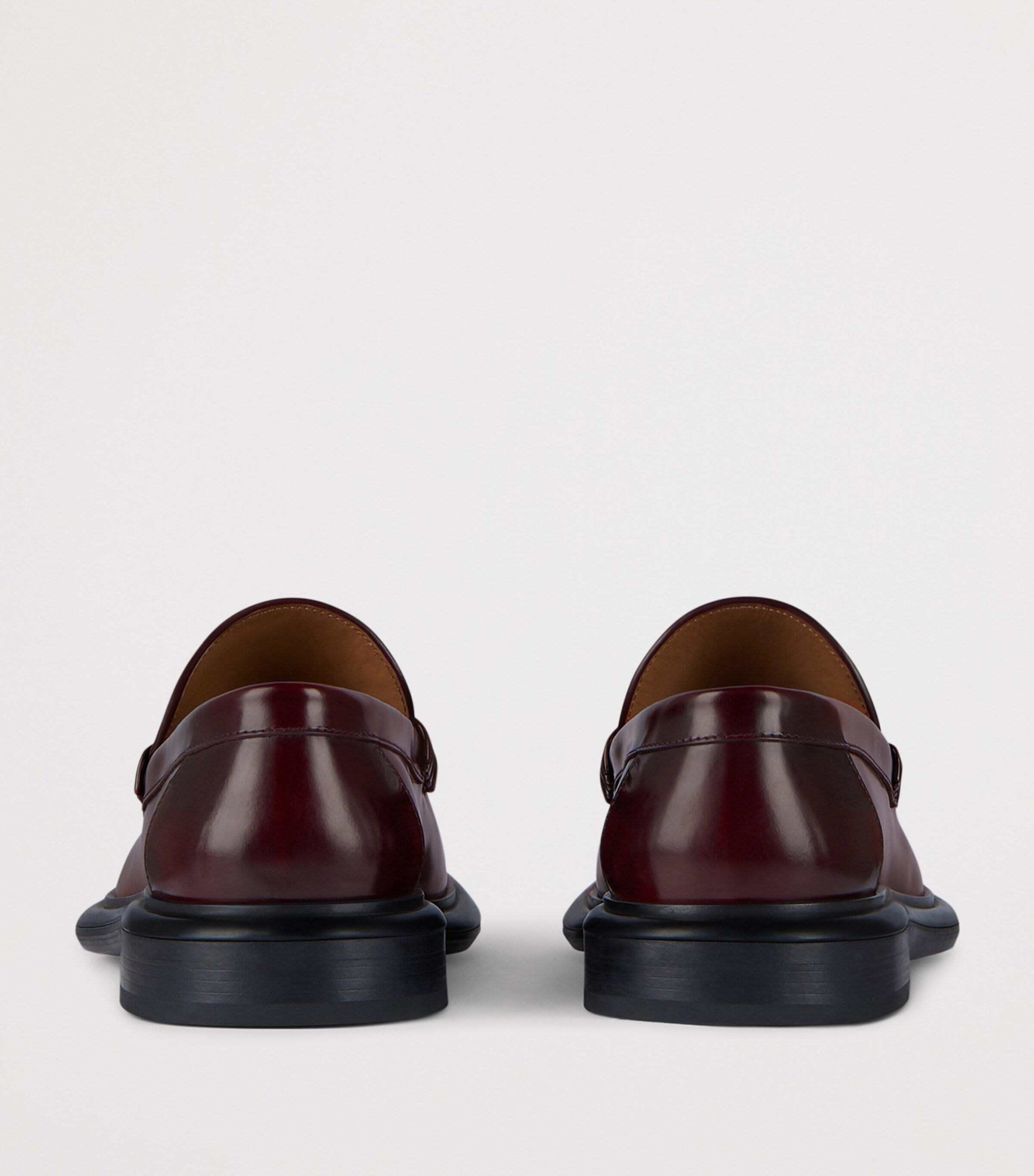 Leather Loafers BURGUNDY Image 5