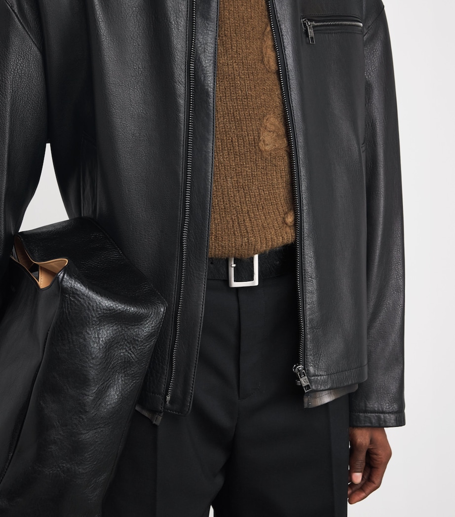 Leather Jacket BLACK Image 6