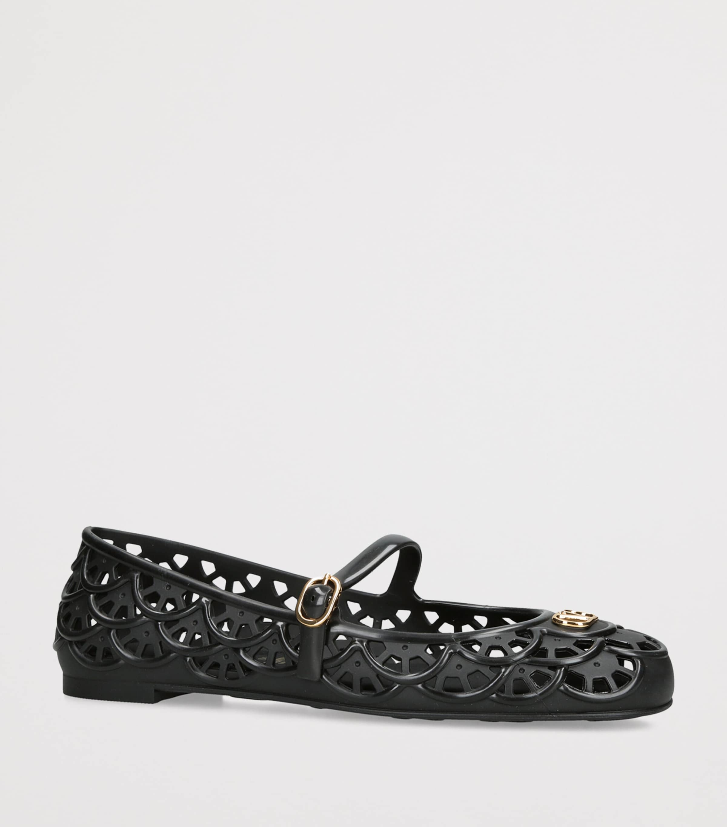 Valentino Garavani Ondette Ballet Flats Black Image 3