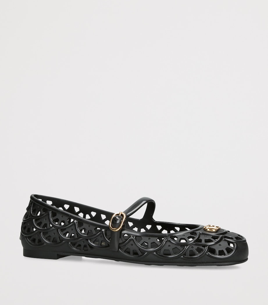 Valentino Garavani Ondette Ballet Flats Black Image 3