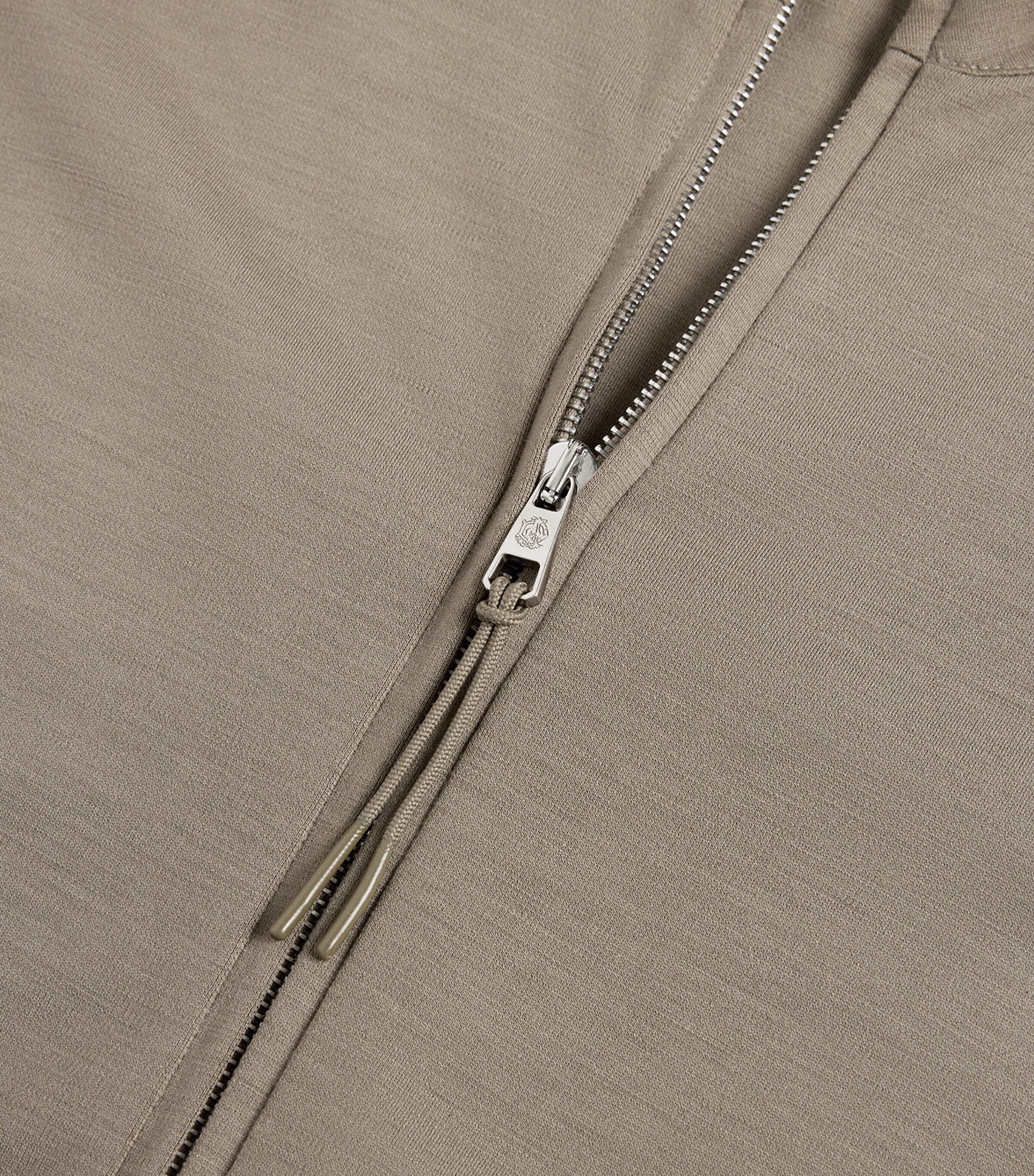 Dunhill Mens Wool-Cashmere Track Jacket Khaki Image 5