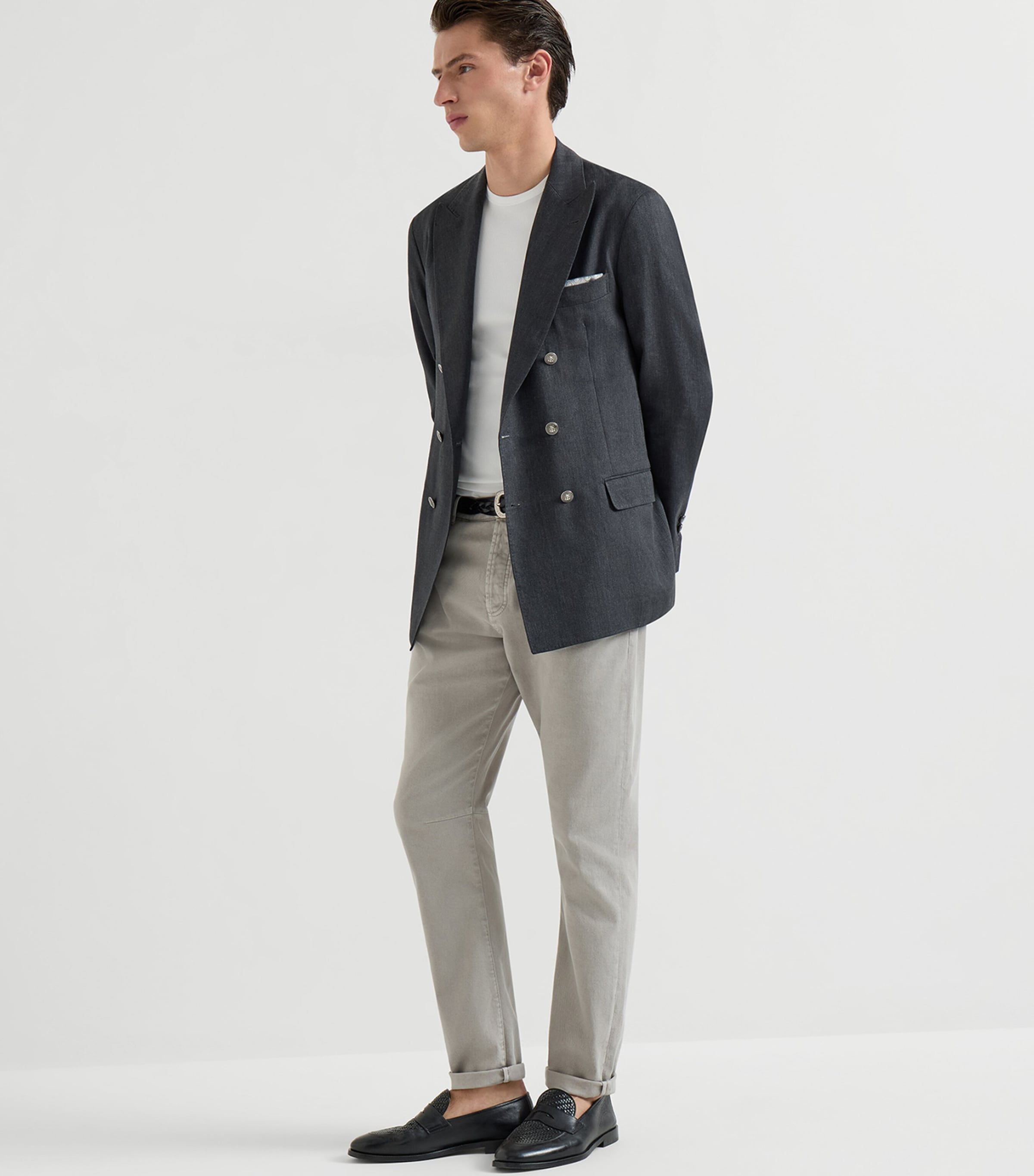 Garment-Dyed Straight Jeans C7500 Image 2