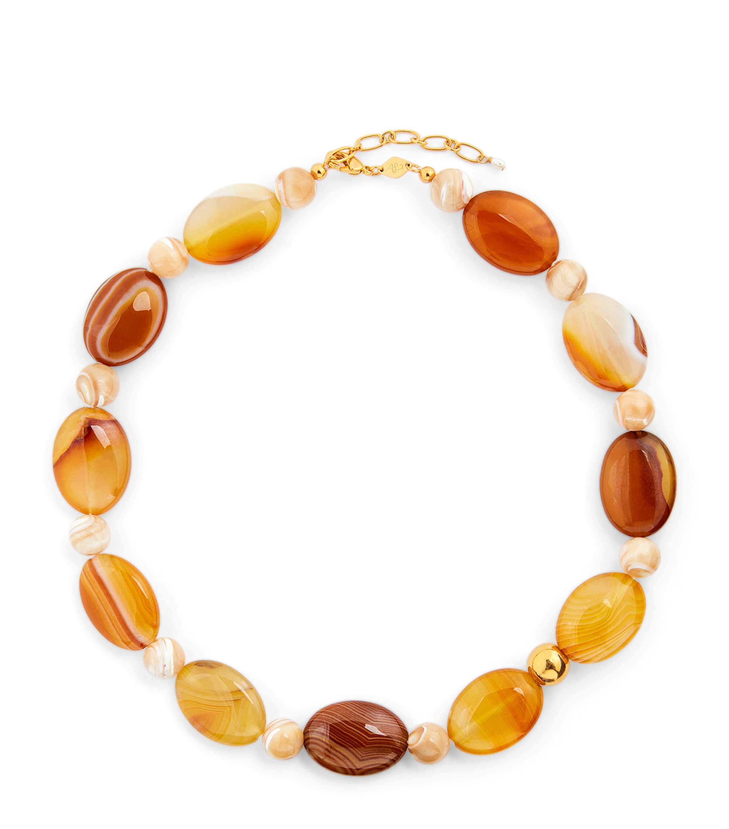 Anni Lu Gold-Plated Desert Dreamer Necklace Butterscotch Image 1