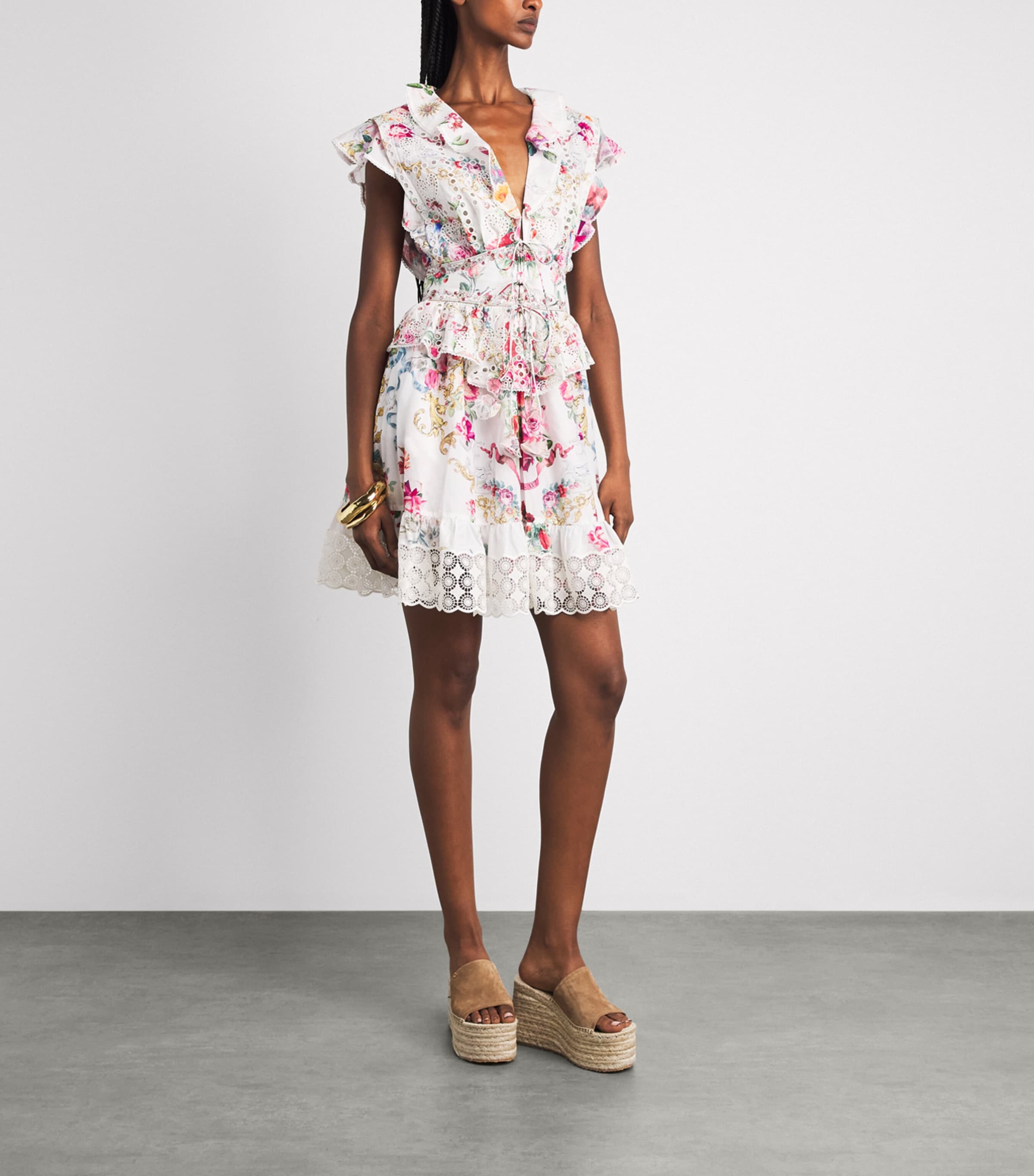 Camilla Womens Torero Libertine Ruffle Mini Dress Torero Libertine Image 2
