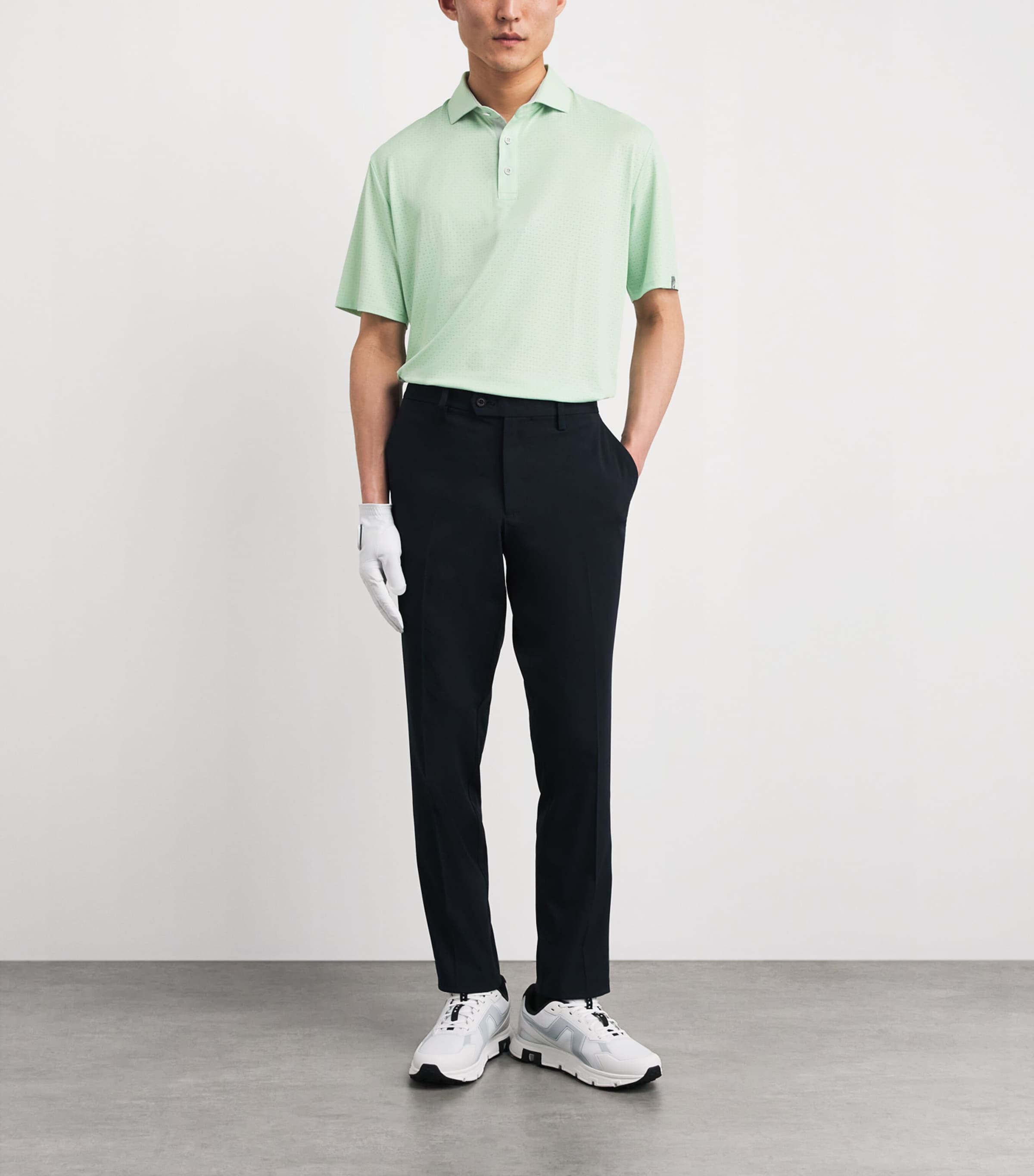 KJUS Mens Savin Structure Polo Shirt Agave Image 2