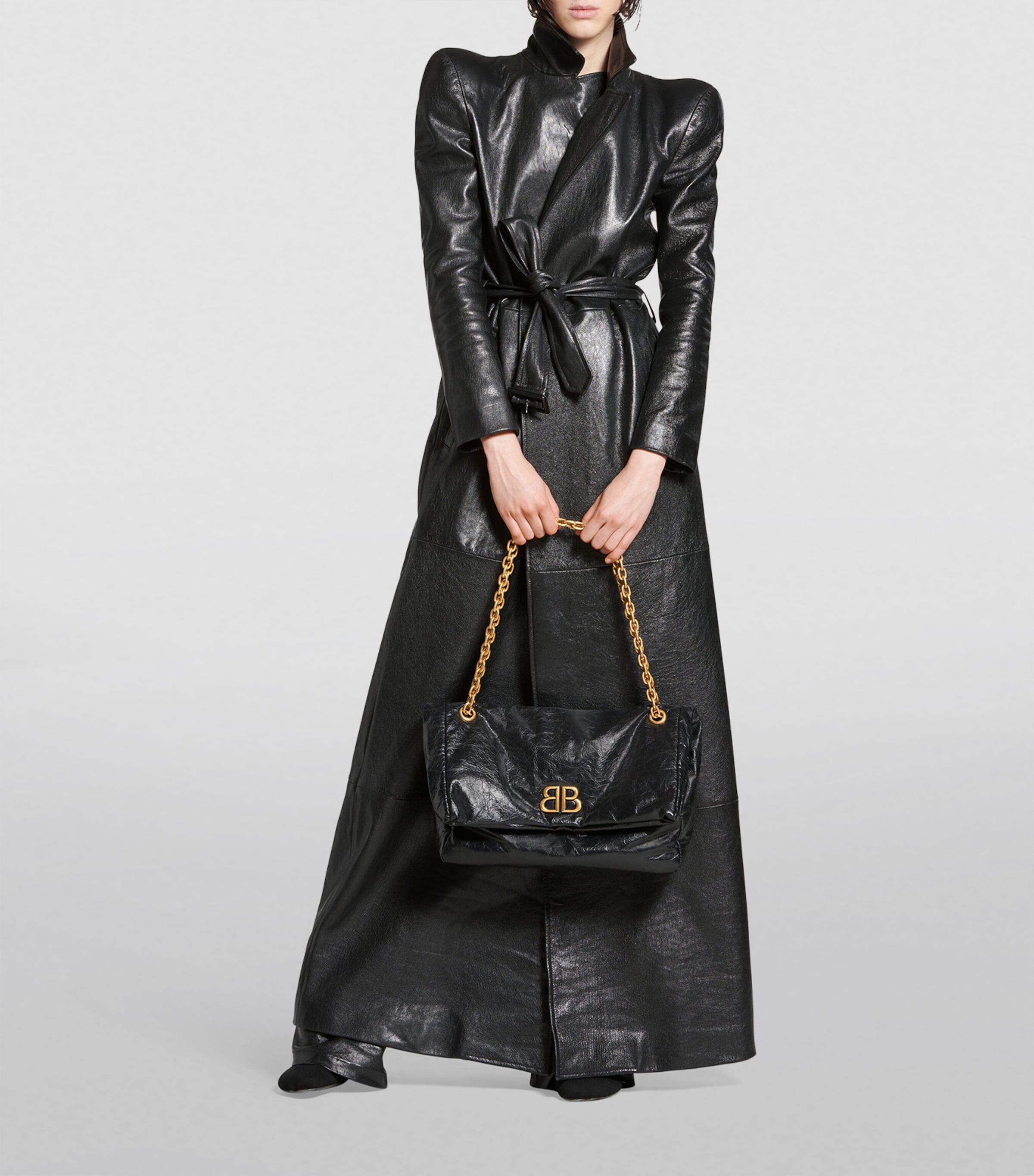 Medium Leather Monaco Shoulder Bag 1000 Image 2