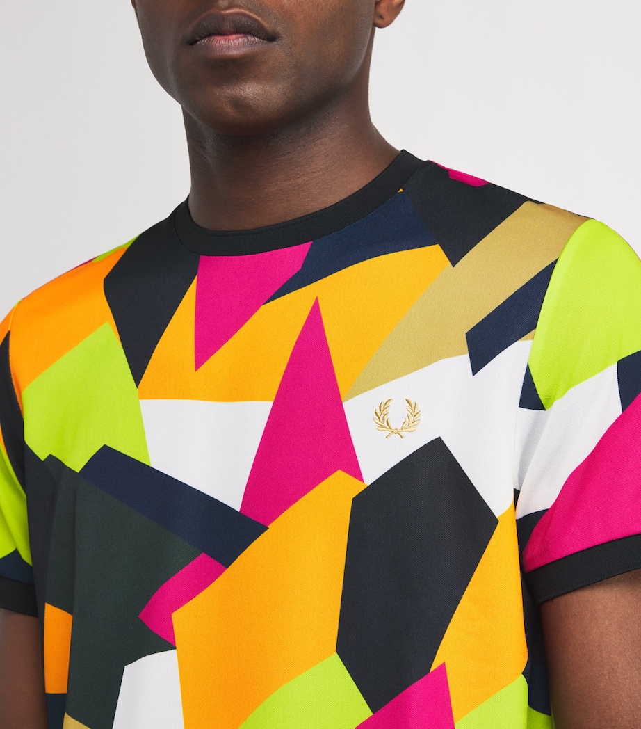 Printed Laurel Wreath T-Shirt X86-TENNIS BLUE Image 6