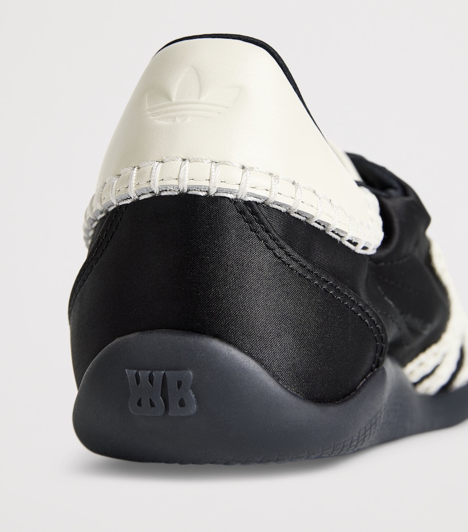 x Wales Bonner Satin Karintha Sneakers BLACK Image 8