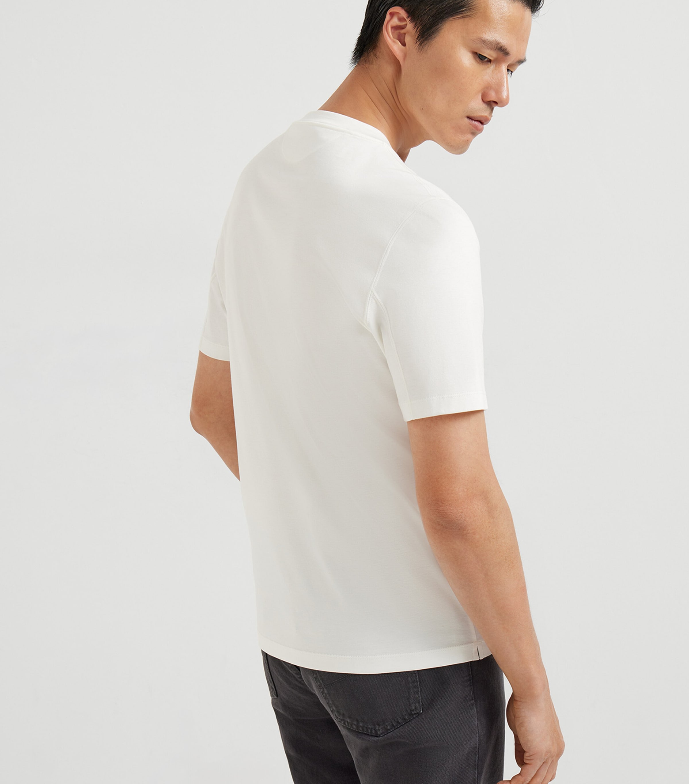 Cotton Anamnesis Print T-Shirt CRK45 Image 5