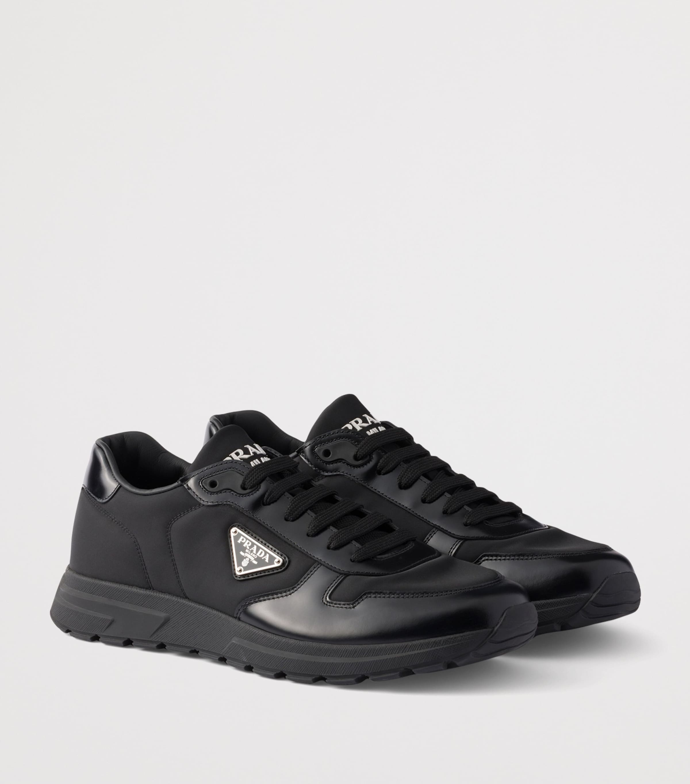 Re-Nylon and Leather Prax 01 Sneakers F0002 Image 2