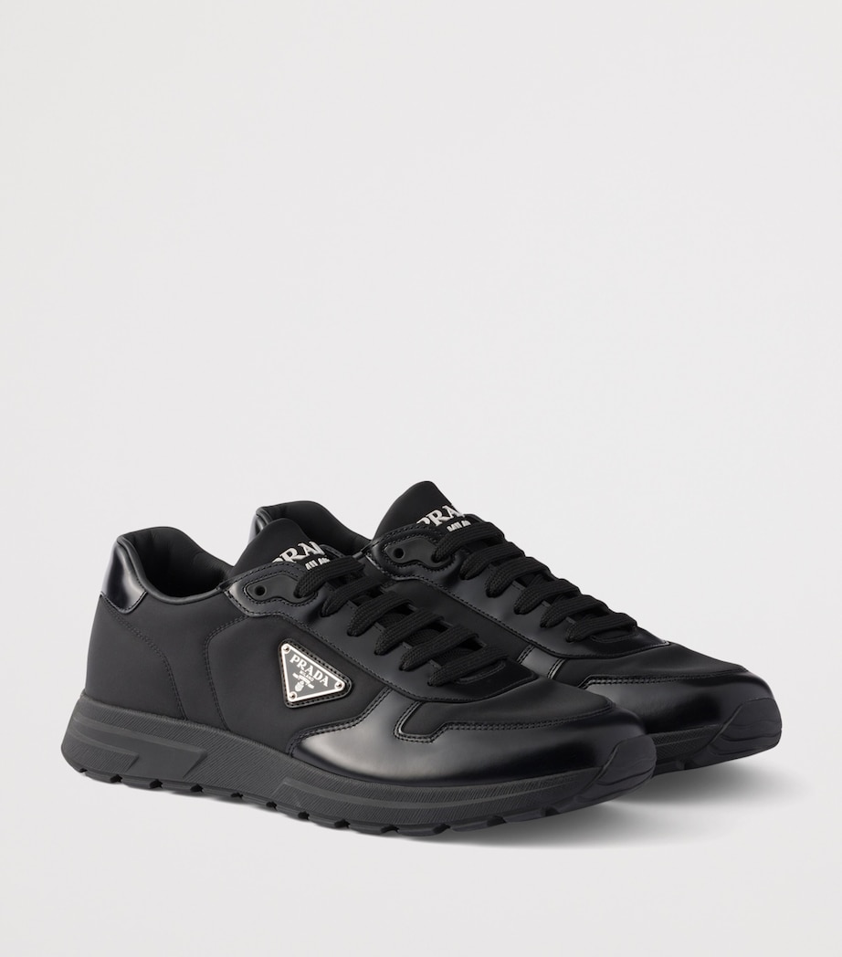 Re-Nylon and Leather Prax 01 Sneakers F0002 Image 2