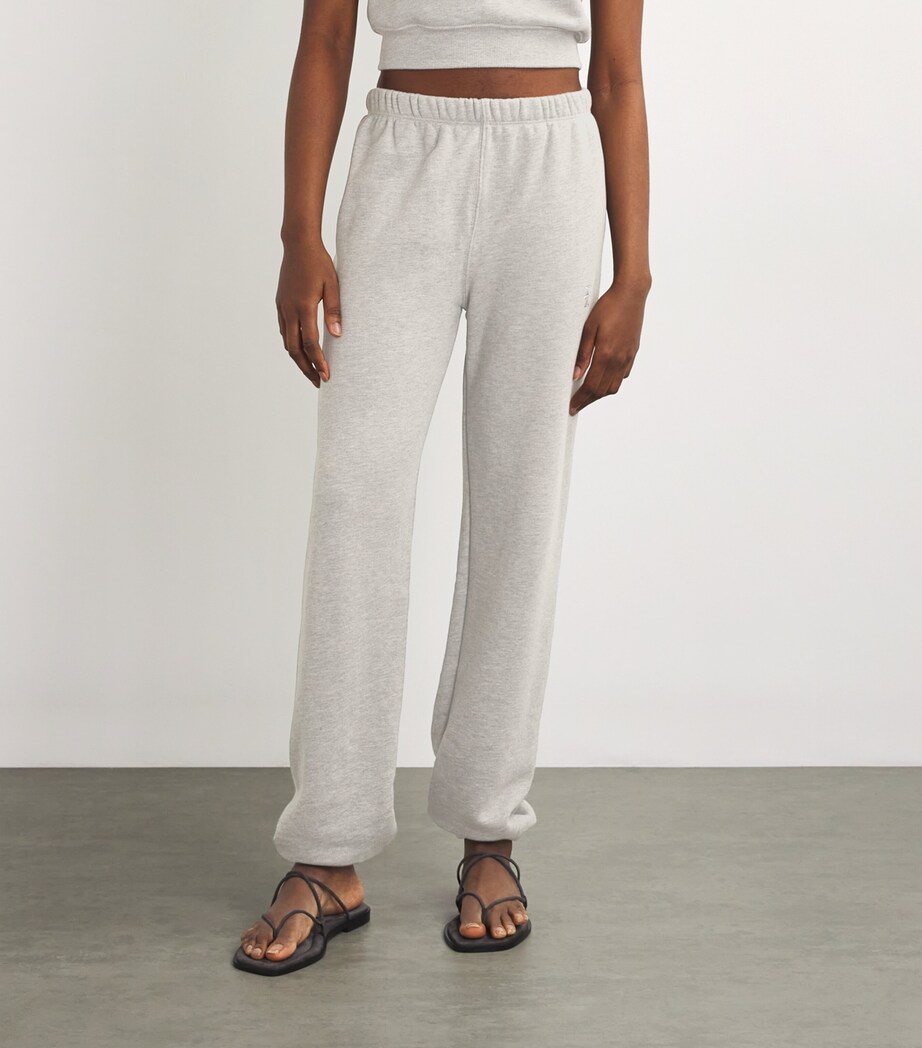 Cotton-Modal Sweatpants HEATHER GREY Image 3