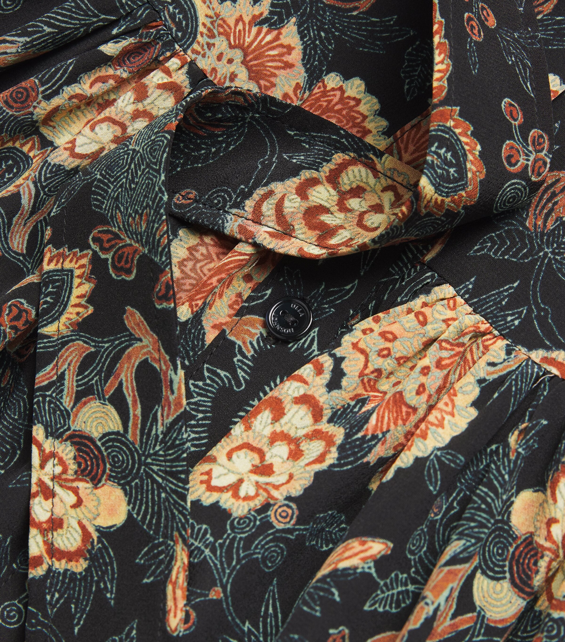 Silk Printed Simona Mini Dress NUIT Image 5