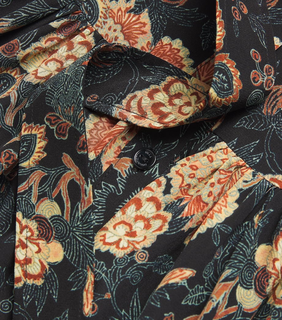 Silk Printed Simona Mini Dress NUIT Image 5