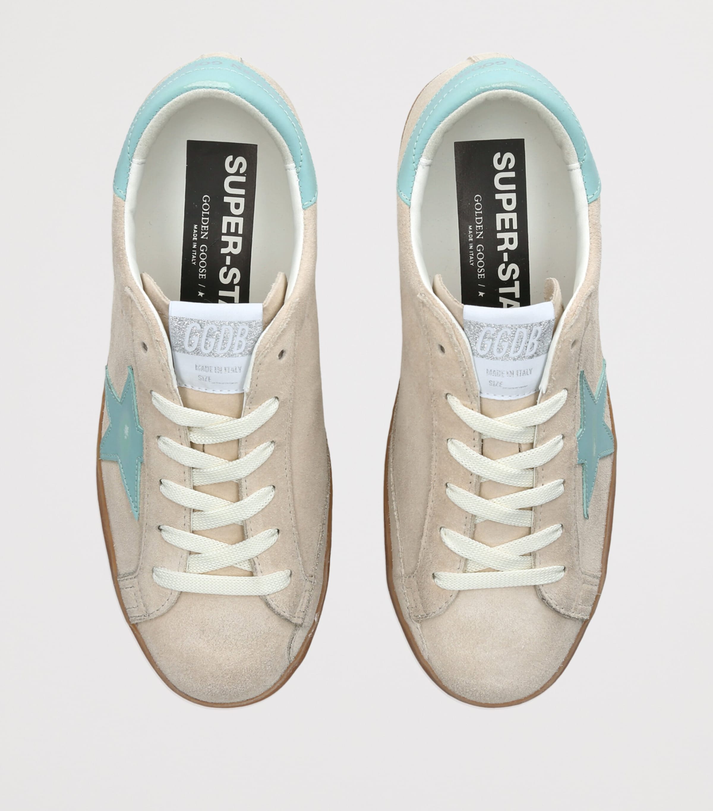 Golden Goose Suede Super Star Sneakers Beige Oth Image 3