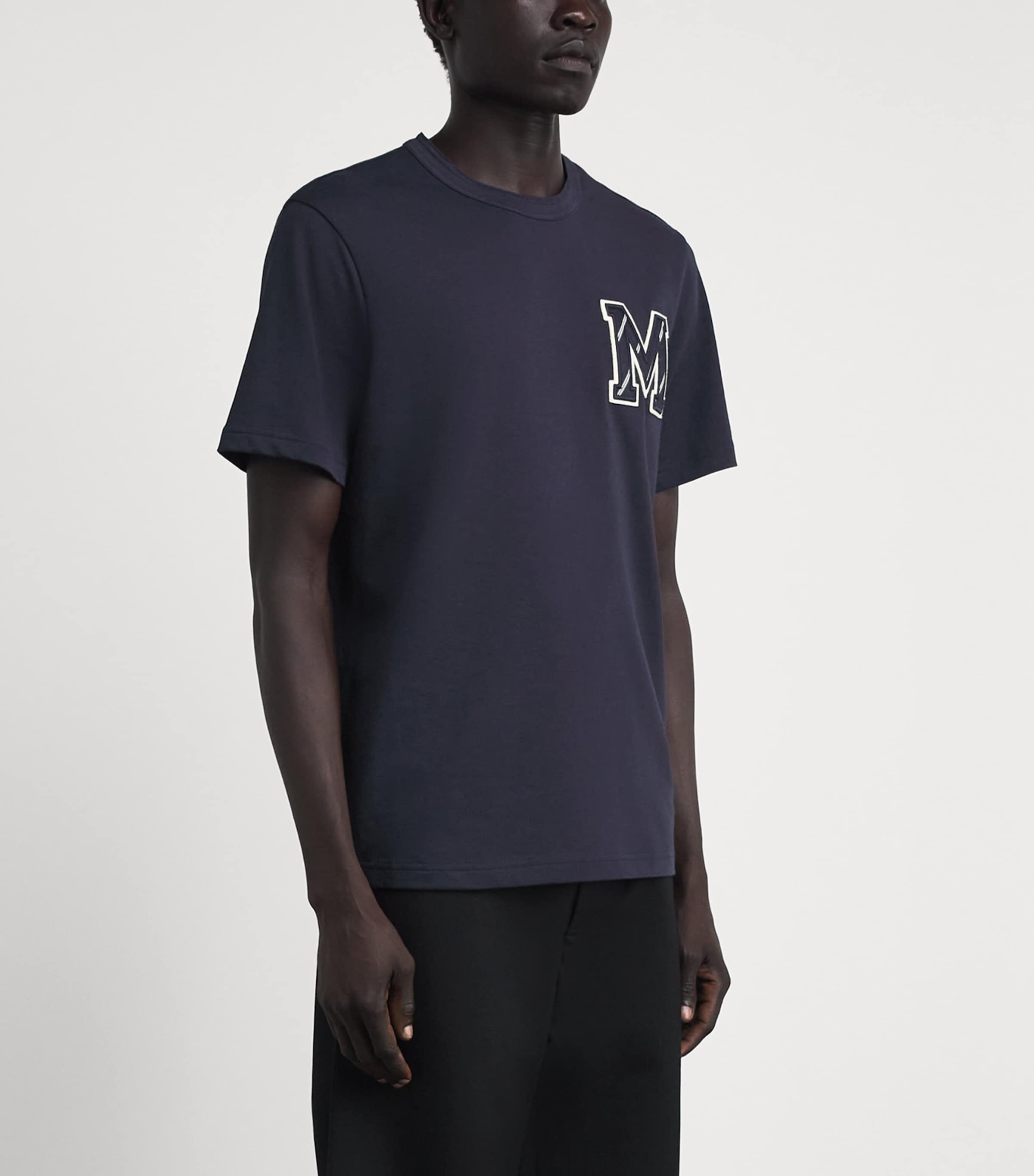 Moncler Mens Cotton Logo T-Shirt Image 4