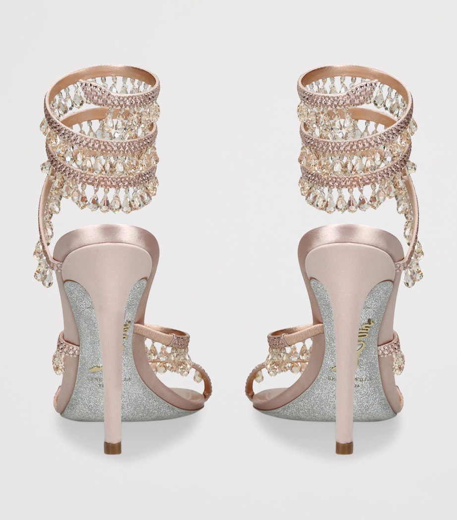 Satin Chandelier Sandals 105 PALE PINK Image 2