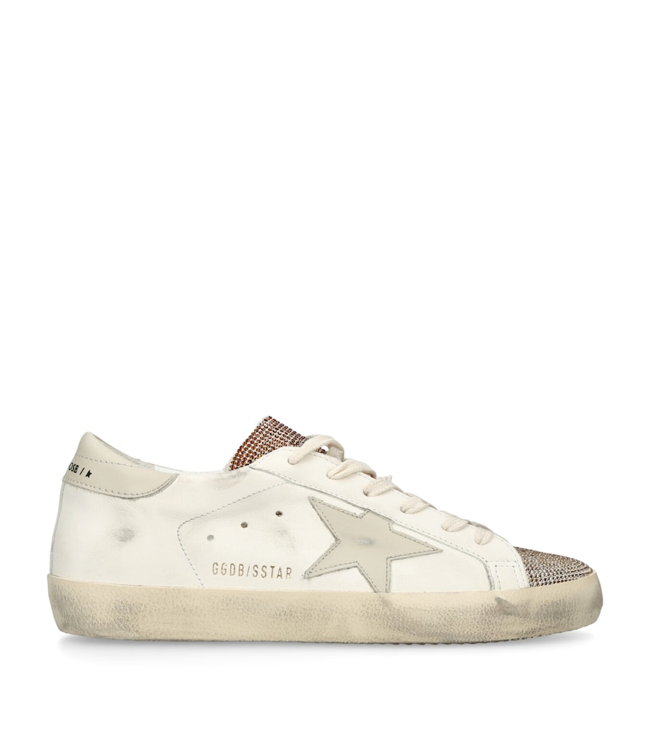 Golden Goose Leather Super-Star Sneakers White/oth Image 1