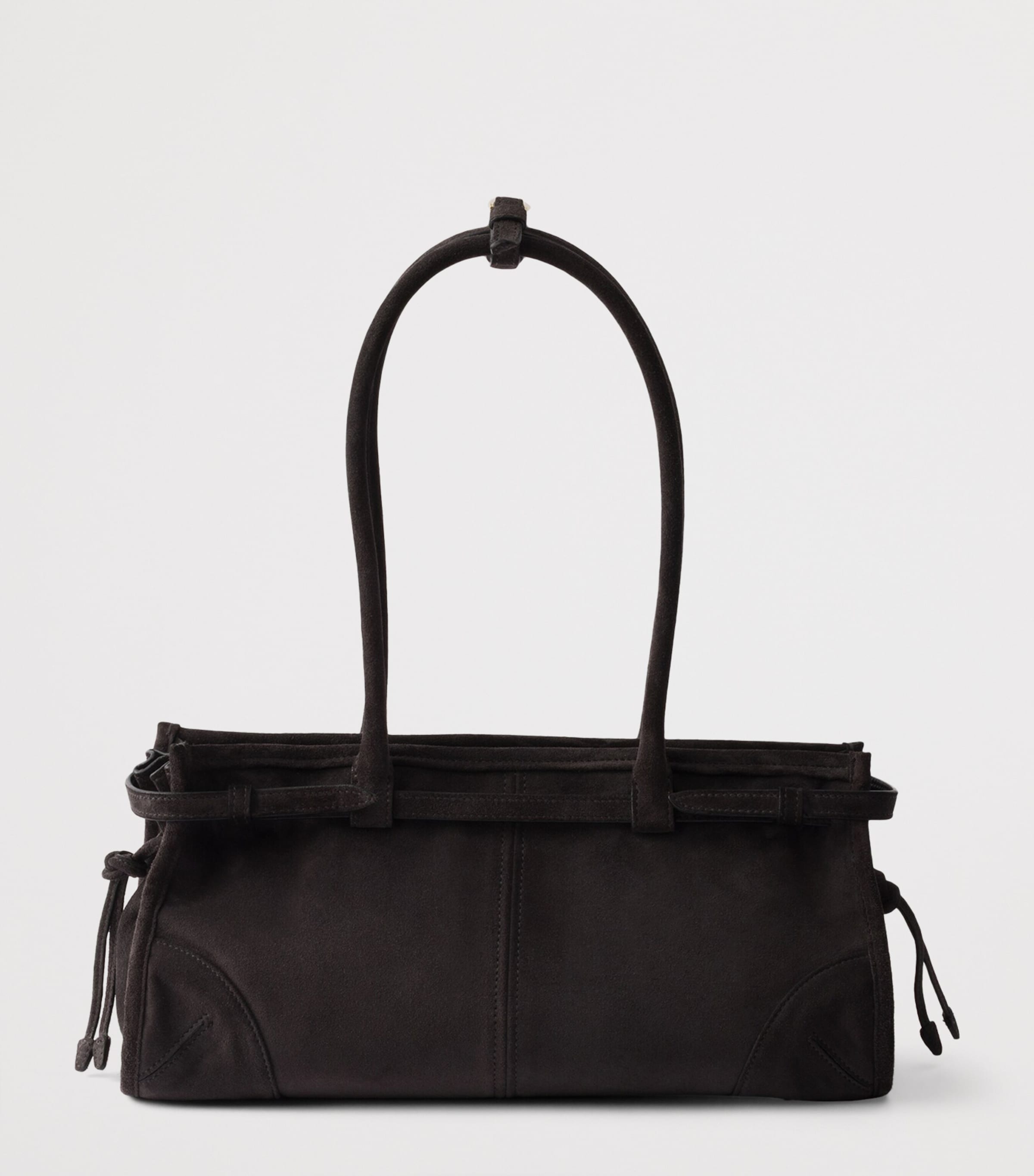 Medium Suede Bonnie Shoulder Bag F0308 Image 3