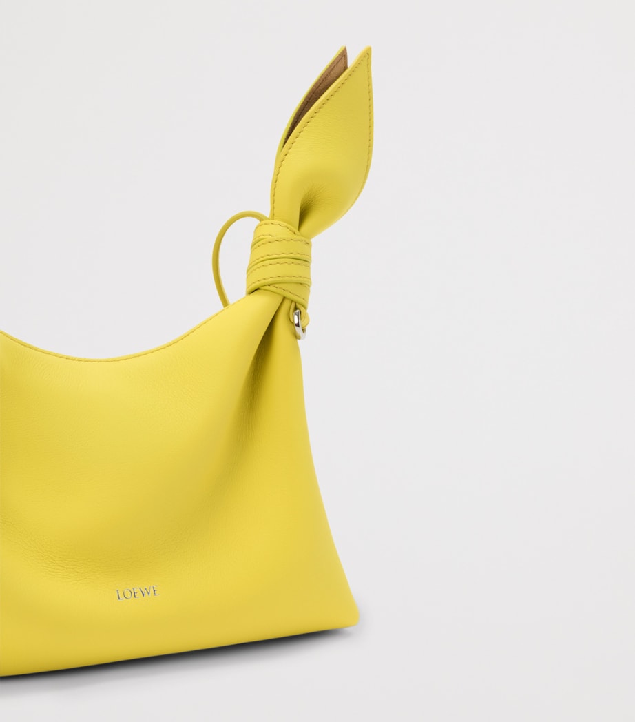 LOEWE Mini Leather Scarf Shoulder Bag Lemon Image 7